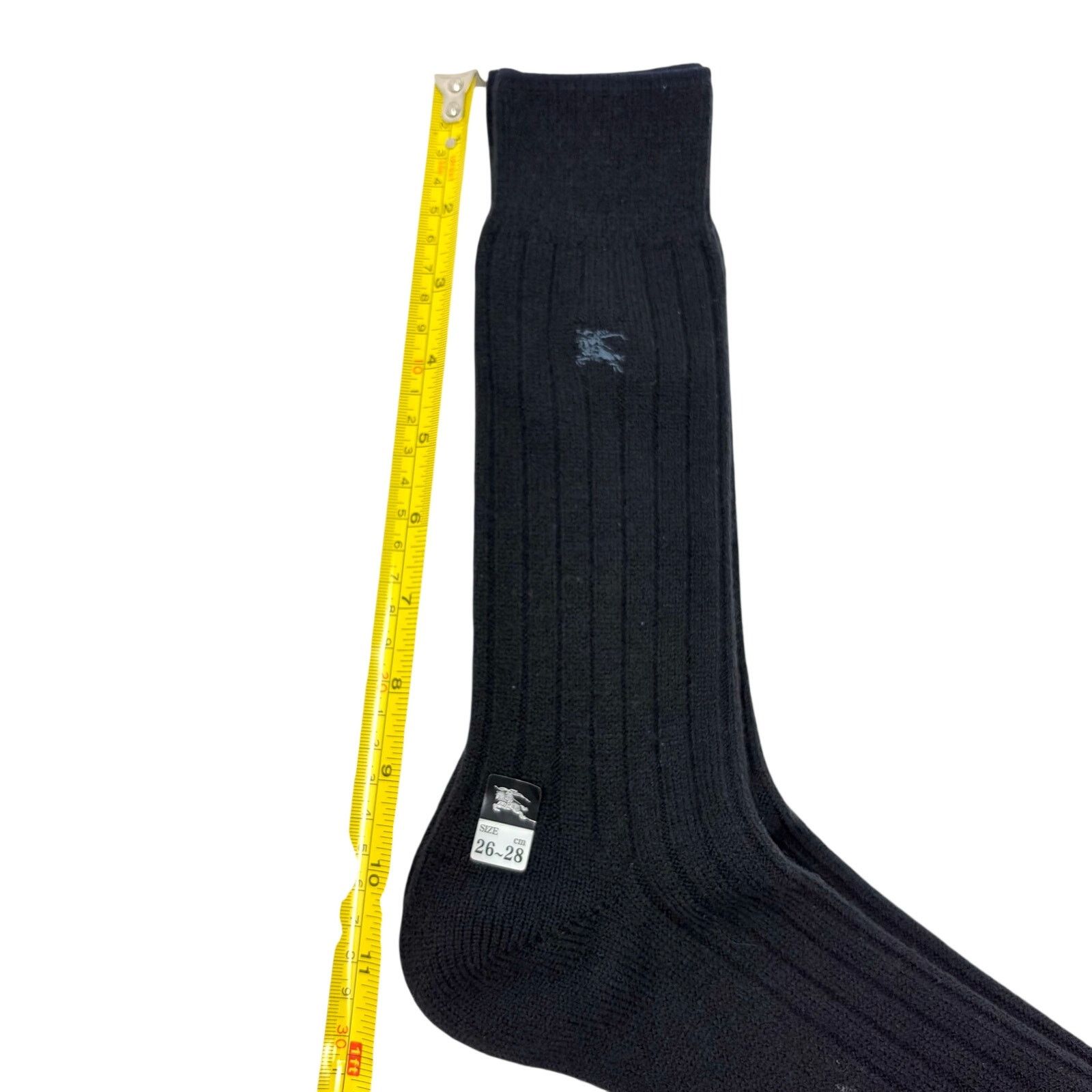 Burberry Burberry Navy Blue Dress Socks Size ONE SIZE - 8 Thumbnail