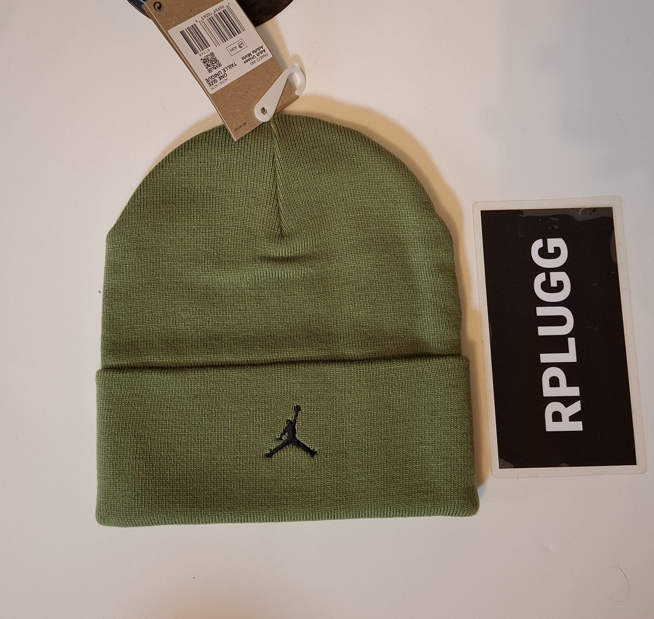 Jordan Brand Nike U Jordan PEAK BEANIE Khaki Size ONE SIZE - 1 Thumbnail