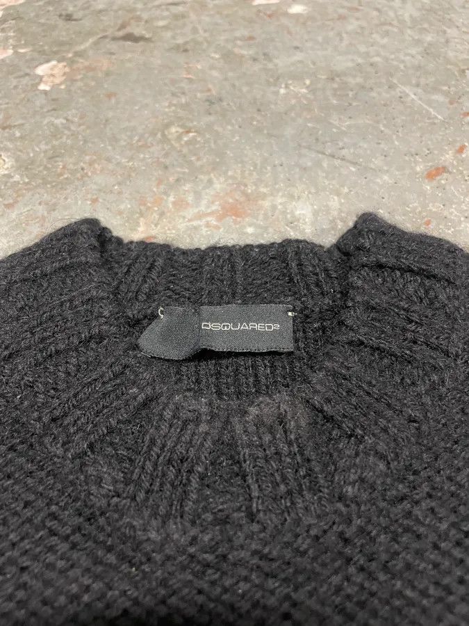 Dsquared2 × Vintage Dsquared2 Black Wool Sleeveless Sweater Size US S / EU 44-46 / 1 - 8 Thumbnail