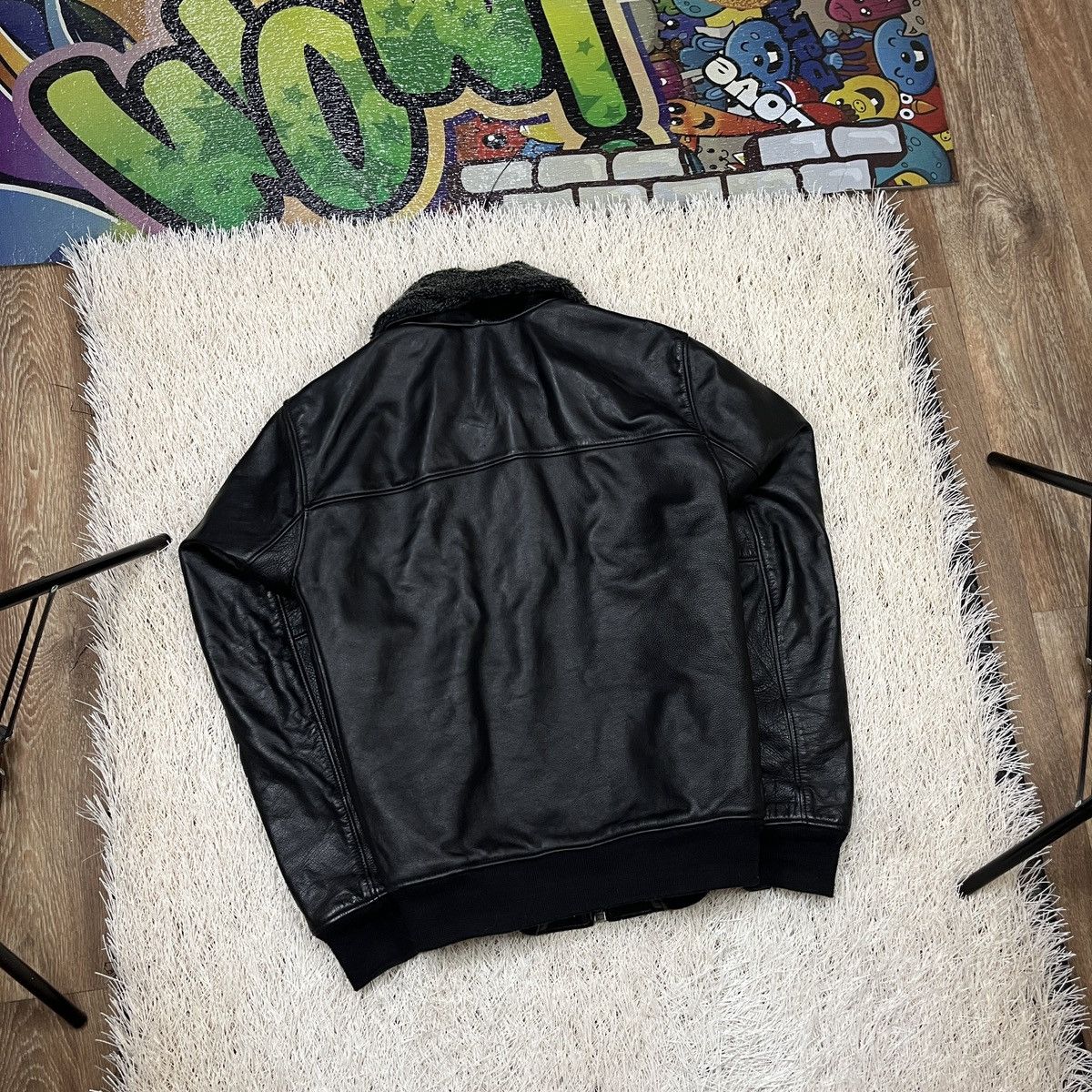 Schott Rare vintage Schott NYC Leather Jacket Cowhide bomber ID6875 Size US XL / EU 56 / 4 - 2 Thumbnail