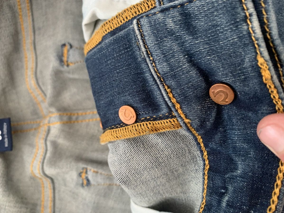Japanese Brand × True Religion × Vintage 🔥 True Religion Rocco Relaxed Skinny Pants Jeans Y2K Logo Size US 33 - 9 Thumbnail