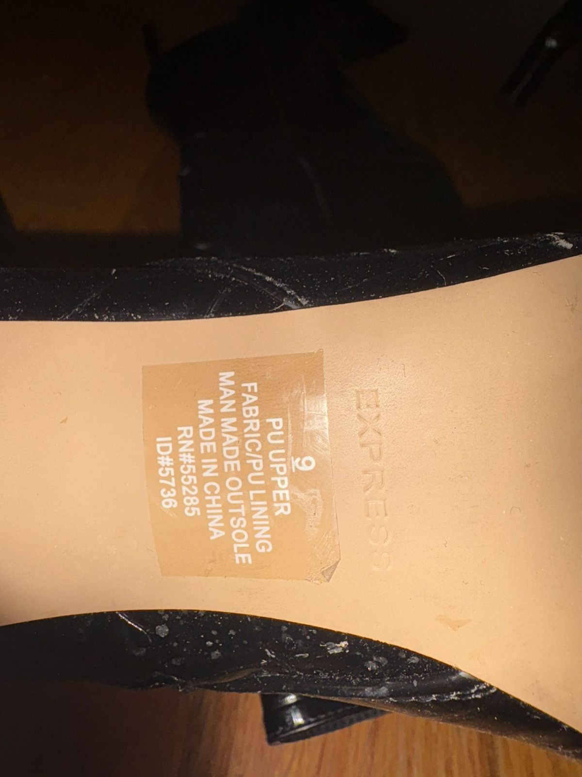 Express EXPRESS Women's Croc Embossed Faux Leather High Heel Size US 9 / IT 39 - 4 Thumbnail