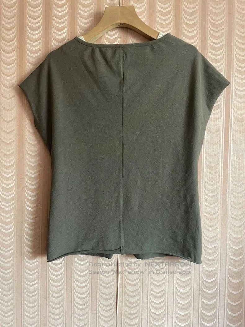 Yohji Yamamoto Yohji Yamamoto Vintage Short Sleeve Top Size US S / EU 44-46 / 1 - 5 Thumbnail