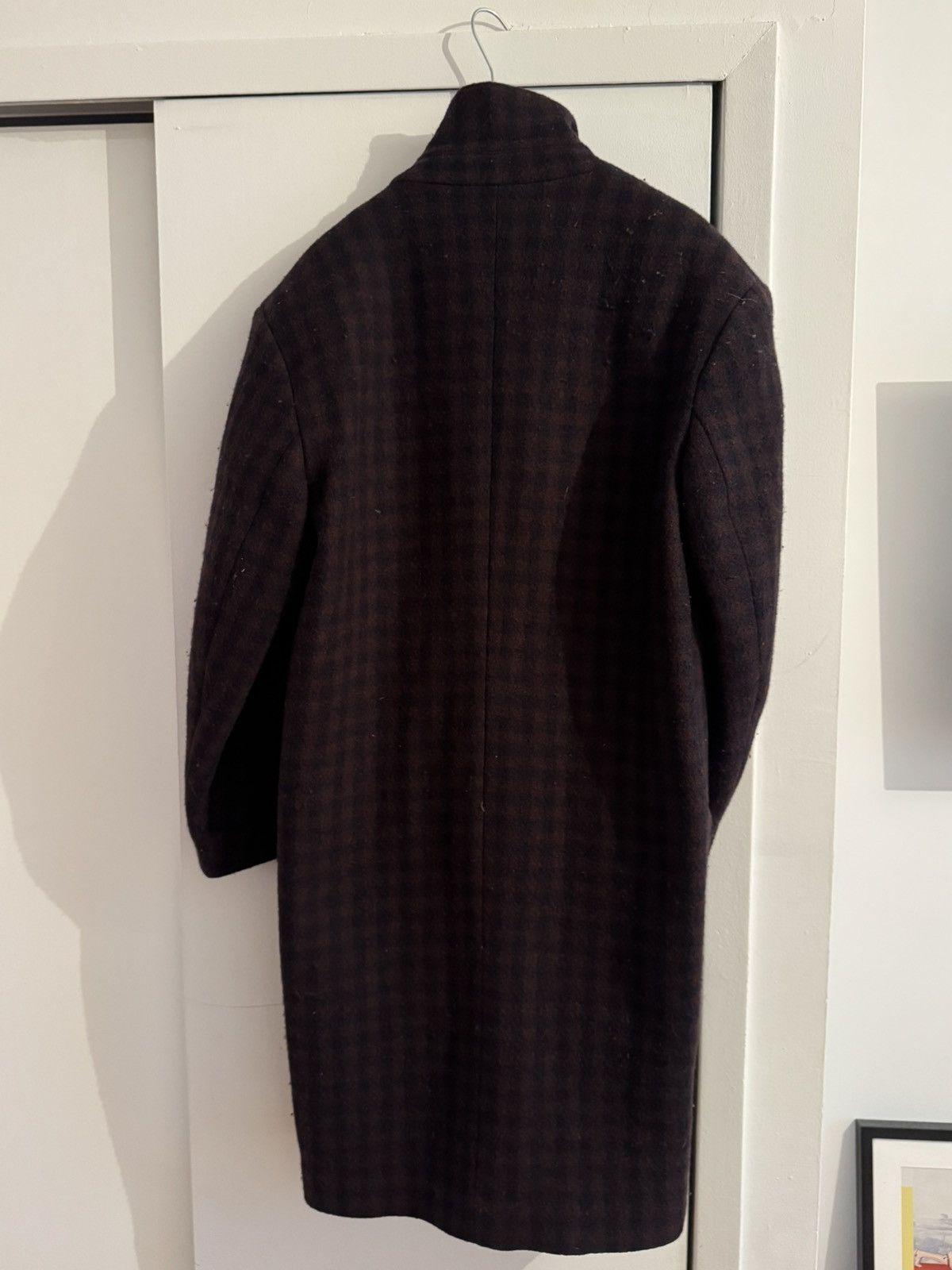 Lemaire Lemaire Checkered Wool Coat Size US S / EU 44-46 / 1 - 3 Thumbnail