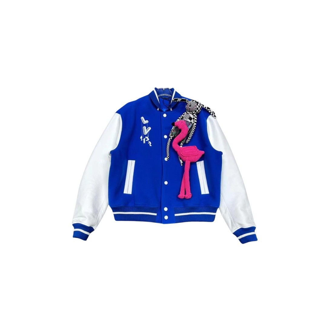 Louis Vuitton × Virgil Abloh Louis Vuitton Puppet Baseball Jacket | Grailed