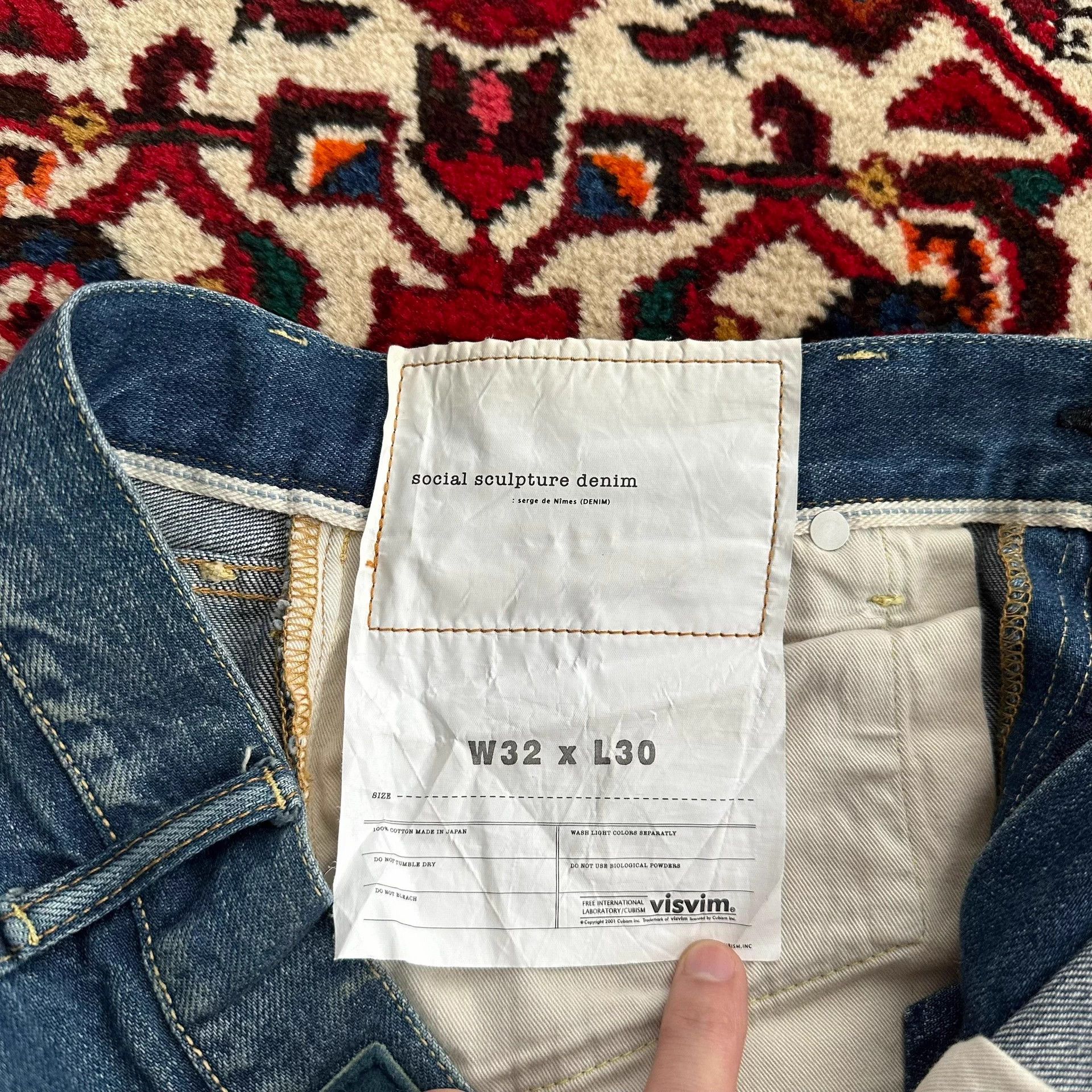 Visvim visvim 14aw 09d5 denim w32 l30 Size US 32 / EU 48 - 5 Thumbnail
