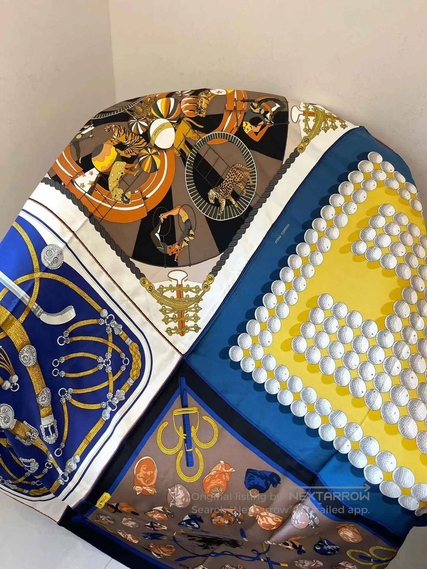 Hermes Hermes Limited Patchwork Silk Scarf. Size ONE SIZE - 1 Thumbnail
