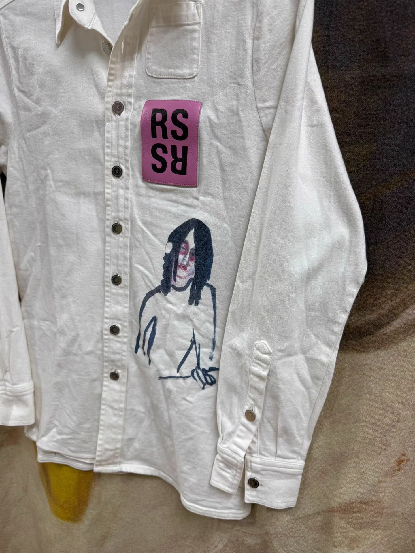 Raf Simons Raf Simons Graffiti Print Shirt K20 Size US XS / EU 42 / 0 - 2 Thumbnail