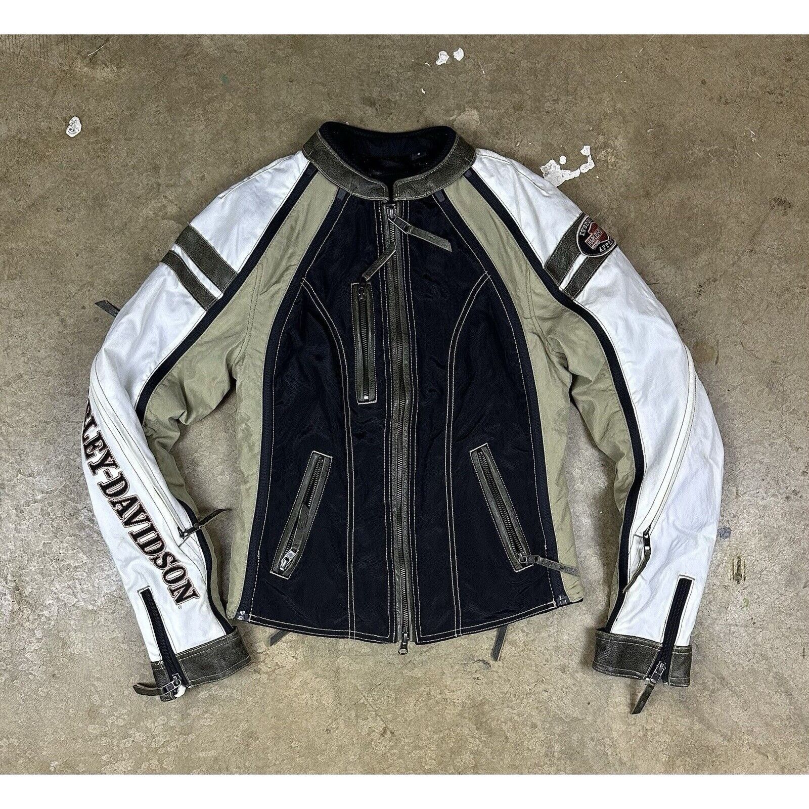Harley Davidson × Vintage Vintage Harley Davidson Motorcycle Jacket Size S / US 4 / IT 40 - 1 Thumbnail