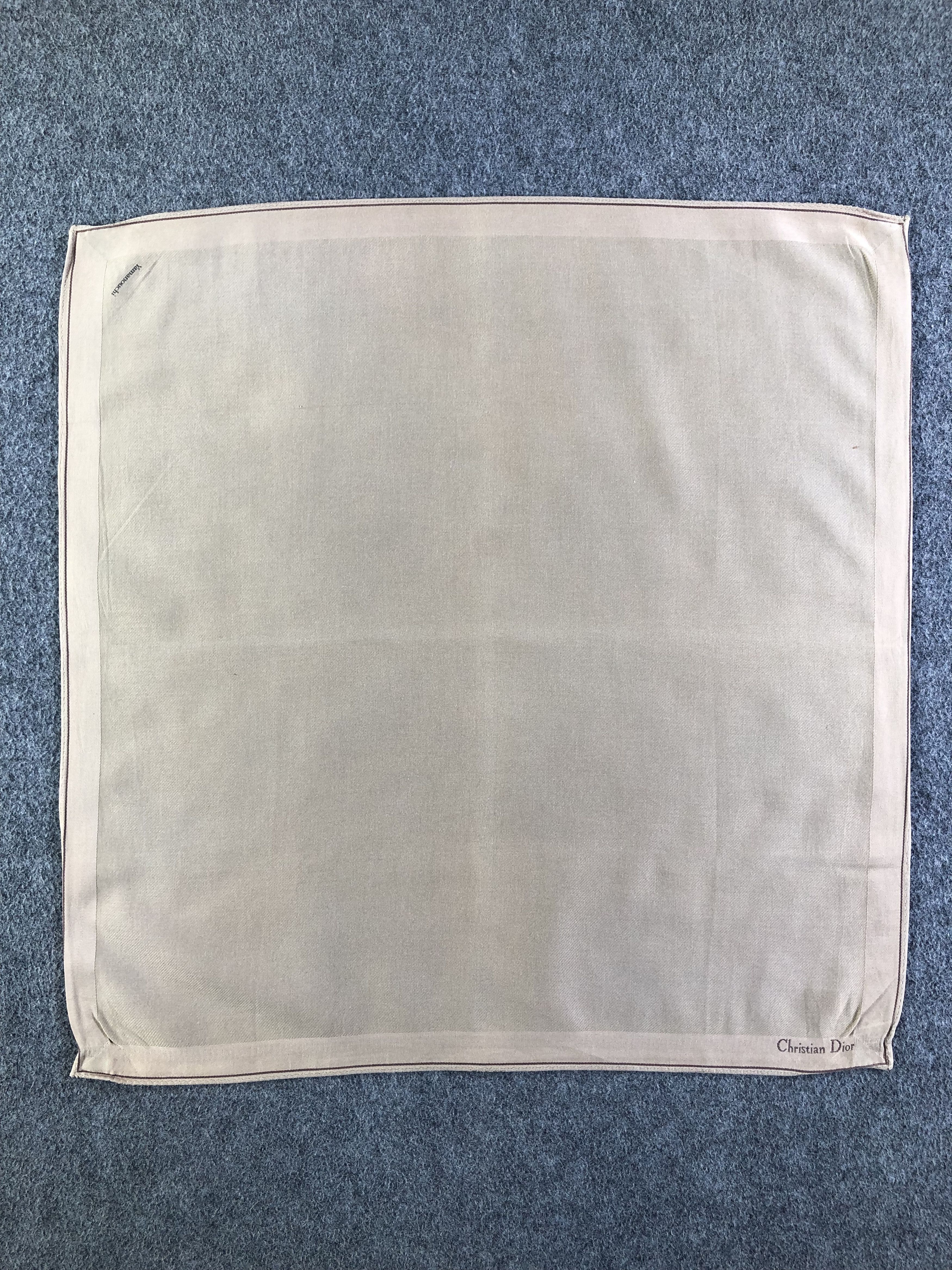 Vintage Christian Dior handkerchief / Bandana / Neckerchief C412 Size ONE SIZE - 3 Thumbnail