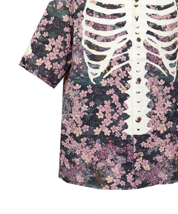 Kapital Kapital Bone cherry blossoms rayon aloha shirts size 3 Size US L / EU 52-54 / 3 - 3 Thumbnail