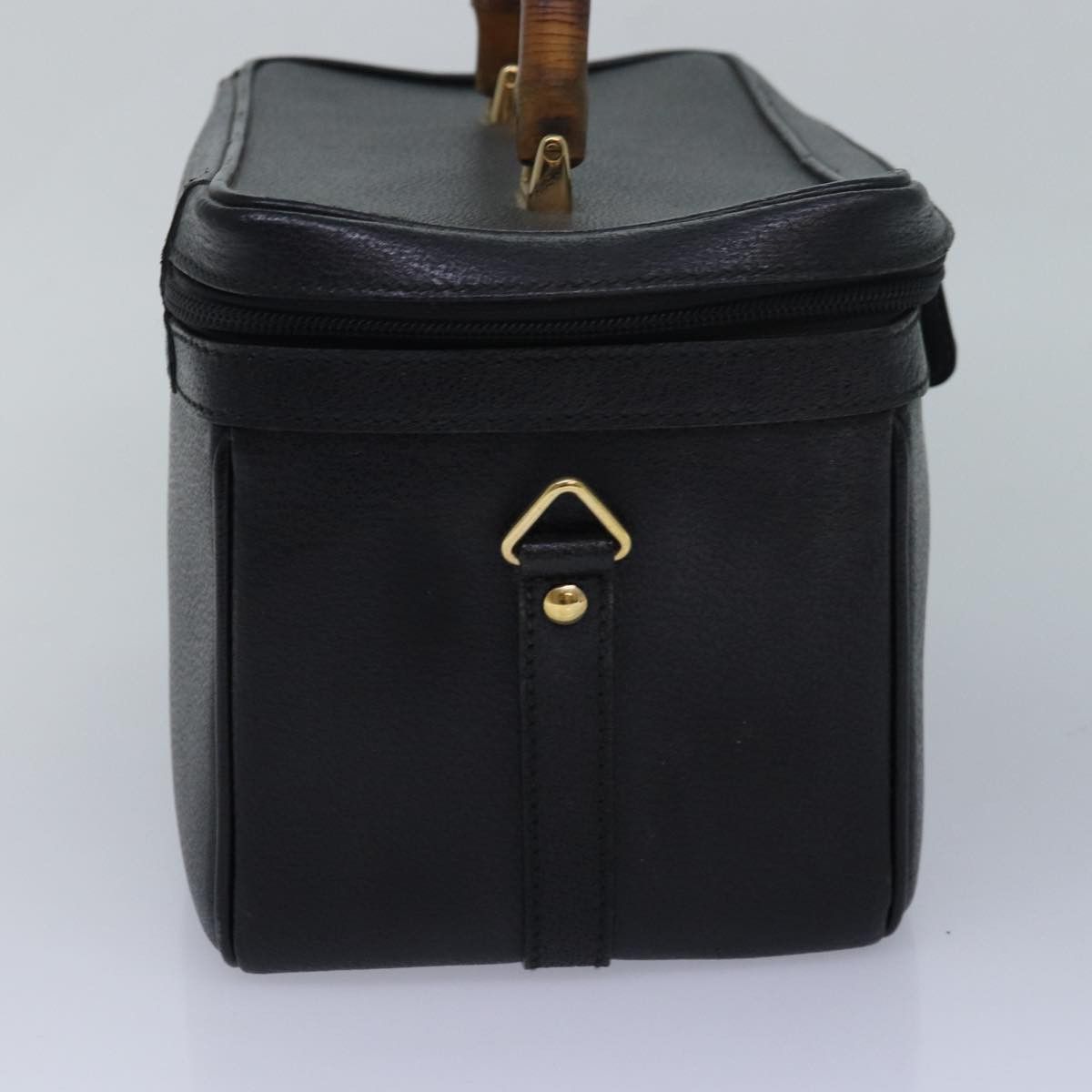 Gucci GUCCI Bamboo Vanity Hand Bag Leather Black 013 2122 013 2122 Size ONE SIZE - 3 Thumbnail