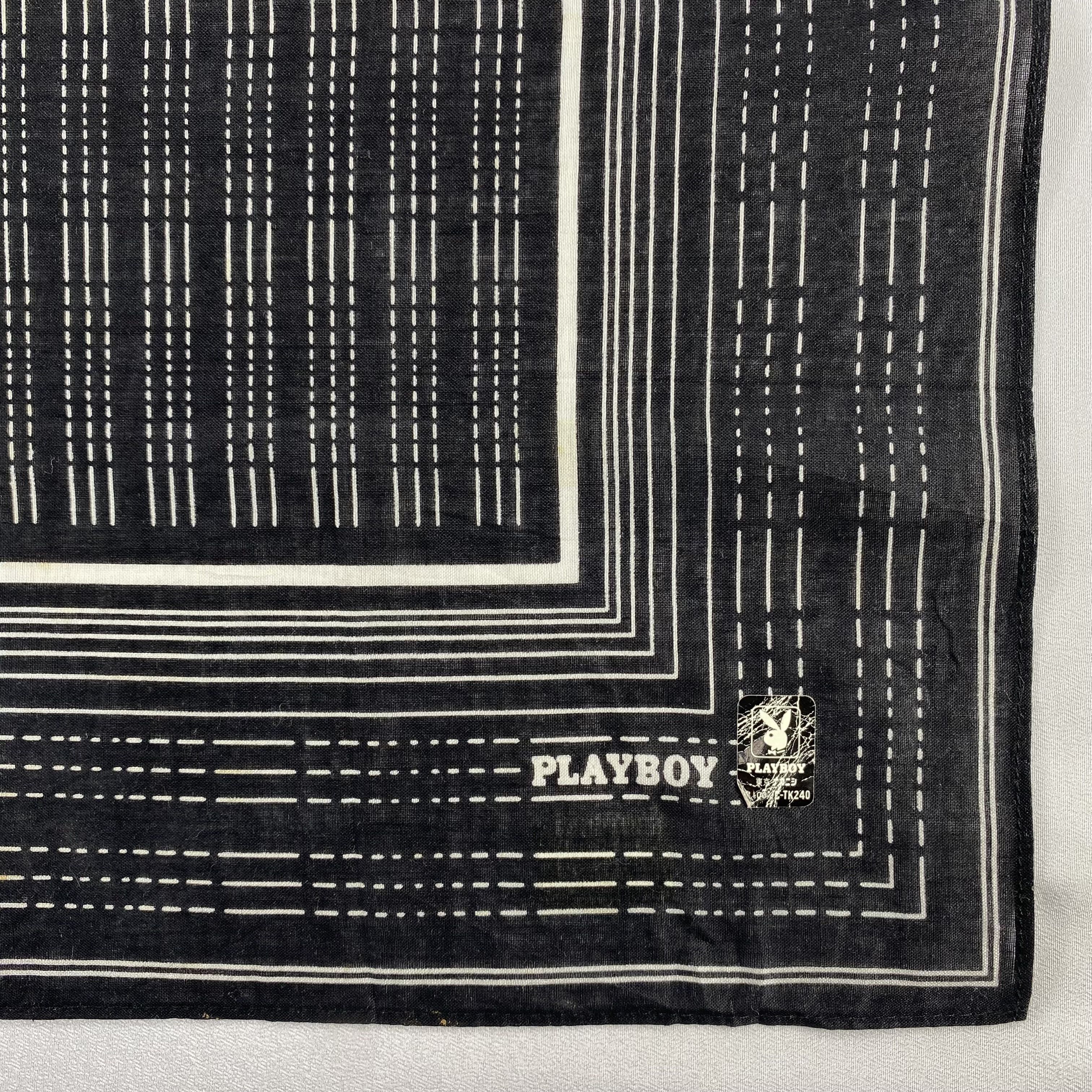 Playboy × Vintage NWT Playboy Bandana/ Handkerchief / Neckerchief-P1139 Size ONE SIZE - 3 Thumbnail