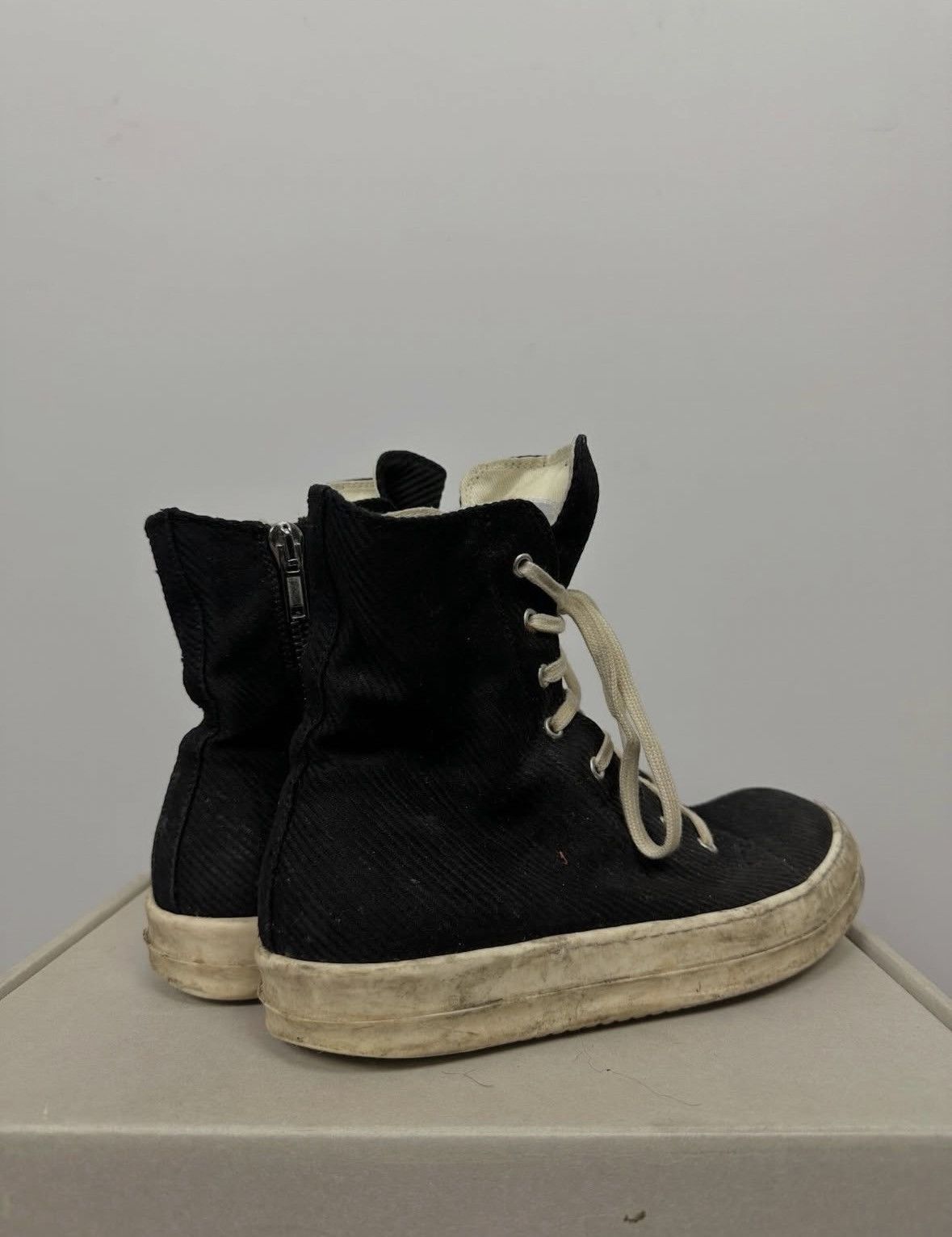 Rick Owens Drkshdw DRKSHDW Corduroy Vegan Ramones Size US 8 / EU 41 - 4 Thumbnail