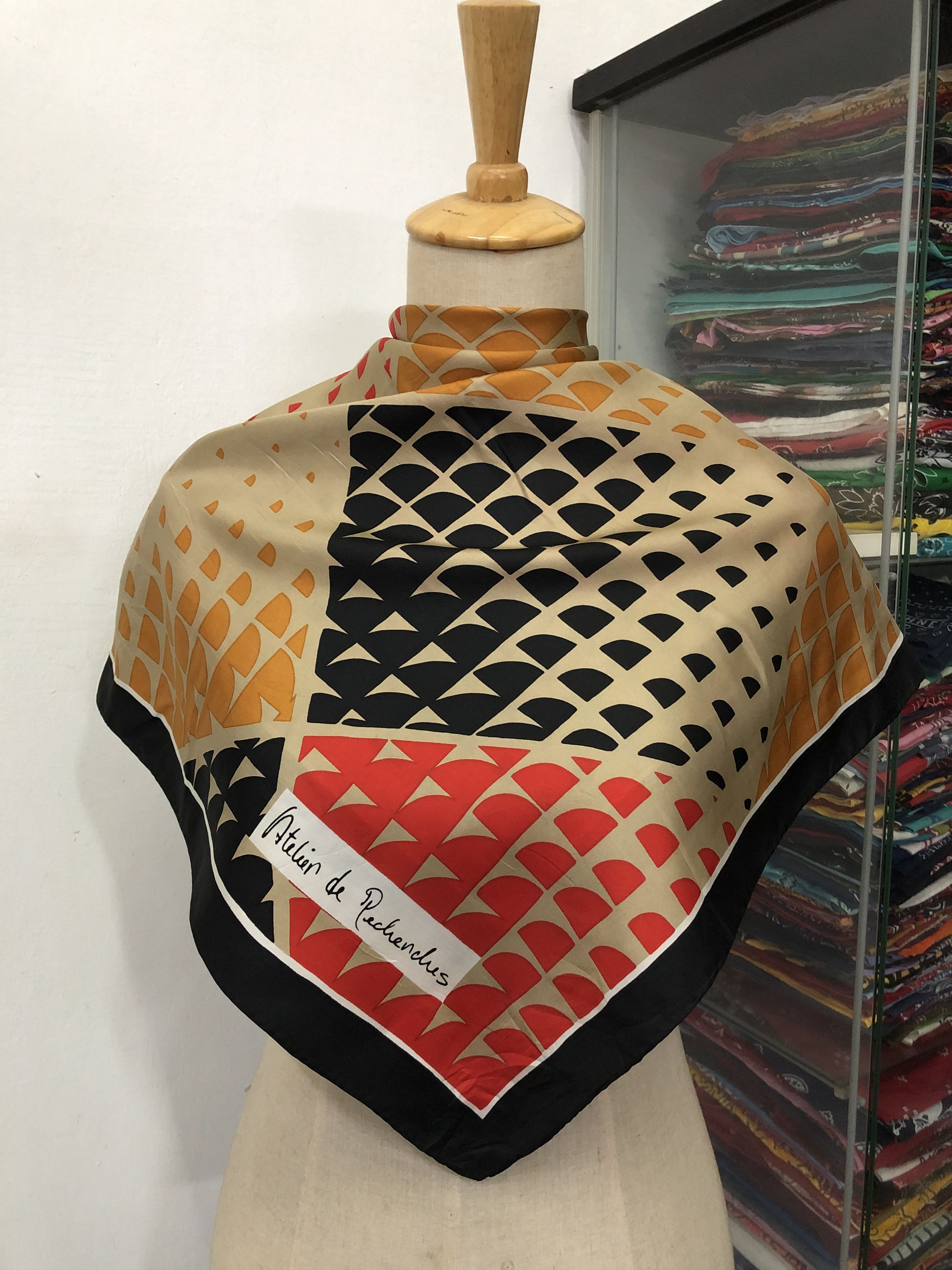 Vintage Vintage Silk Scarf Size ONE SIZE - 1 Thumbnail