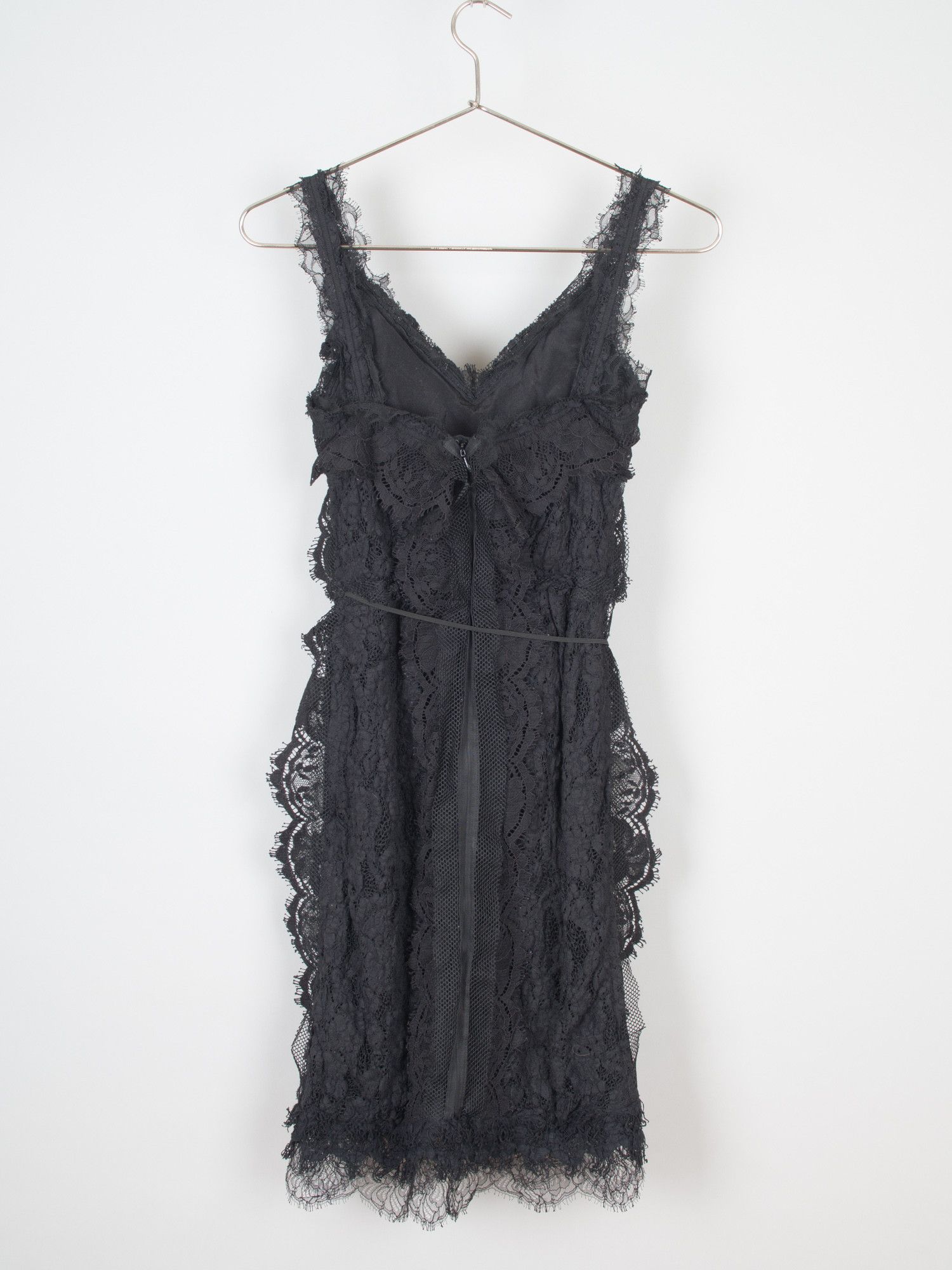 Lanvin Alber Elbaz Final Collection Mixed Lace Slip Dress Size S / US 4 / IT 40 - 2 Thumbnail