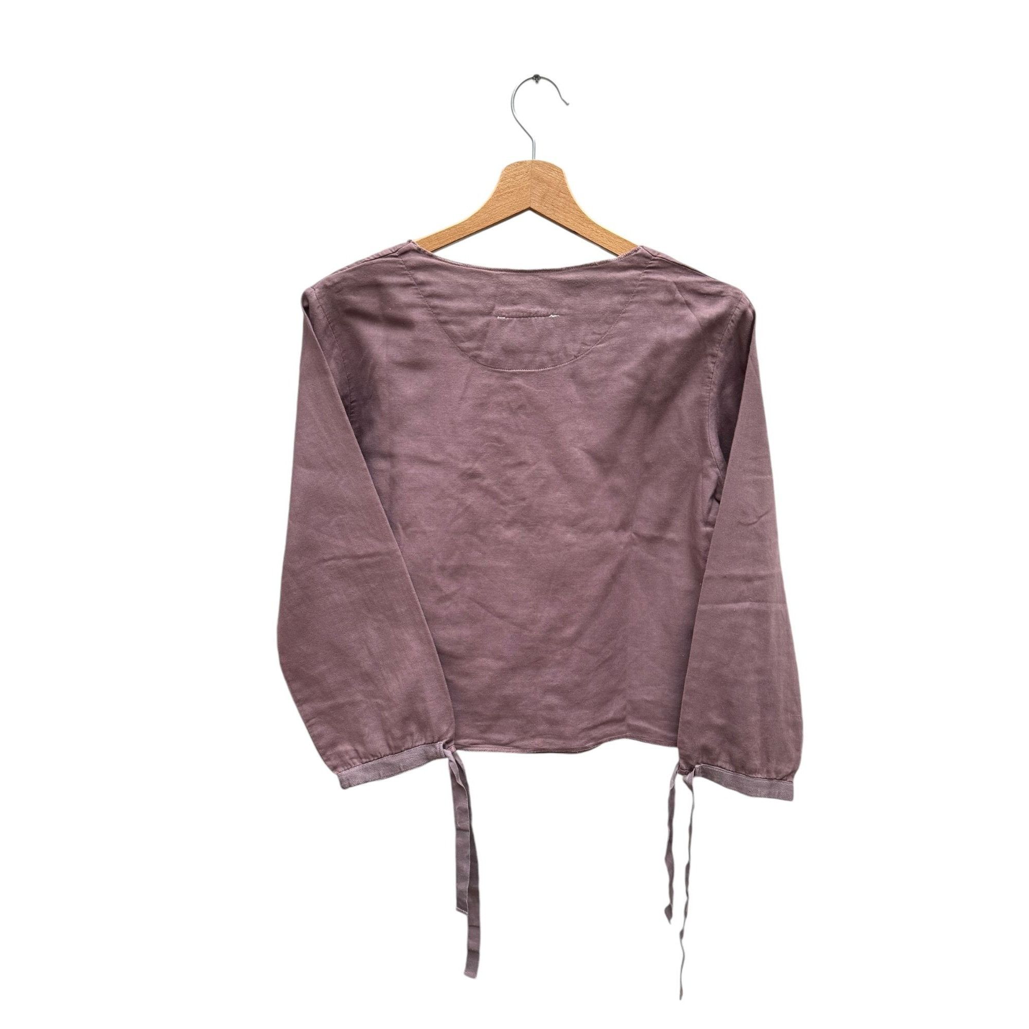 Maison Margiela SS 2004 Eggplant Longsleeves Size M / US 6-8 / IT 42-44 - 2 Thumbnail