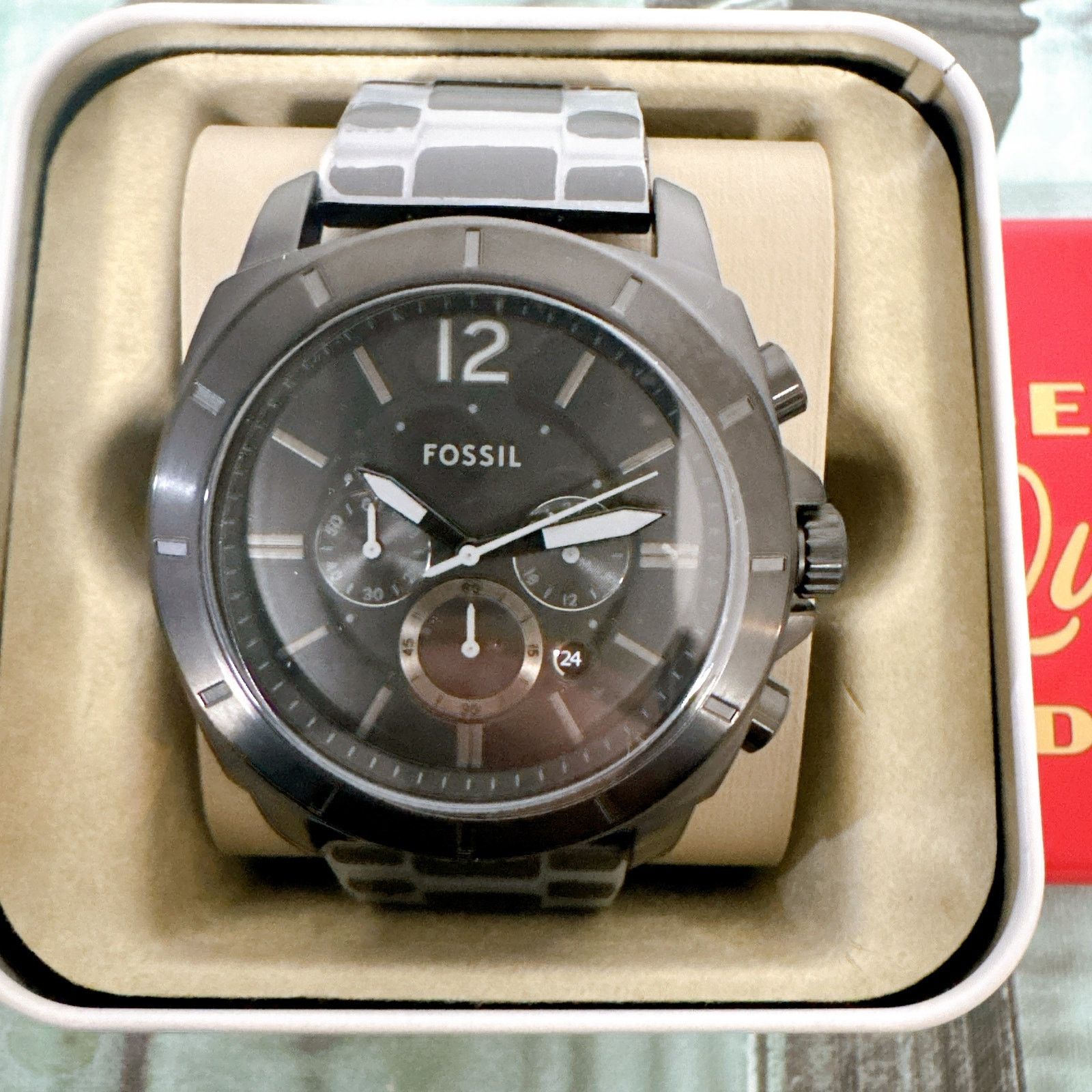 Fossil Fossil BQM2759 Privateer Chronograph Black Stainless Steel Size ONE SIZE - 2 Thumbnail