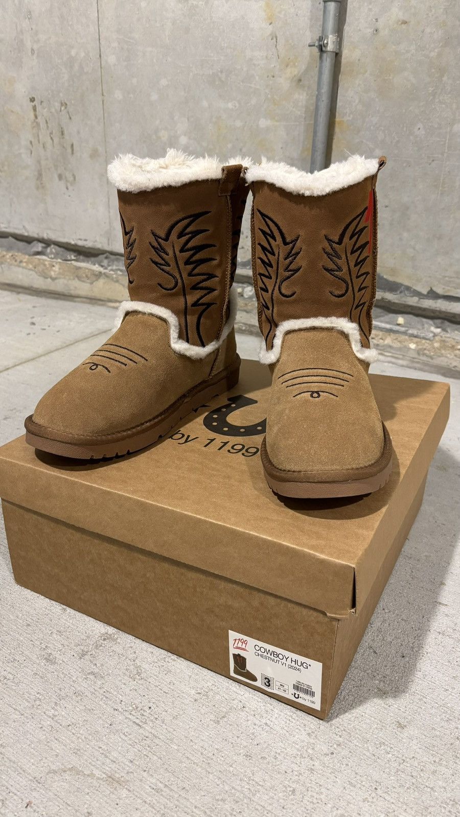 1199 Bazo 1199 Ugg Cowboy Boots Size US 10 / EU 43 - 1 Thumbnail