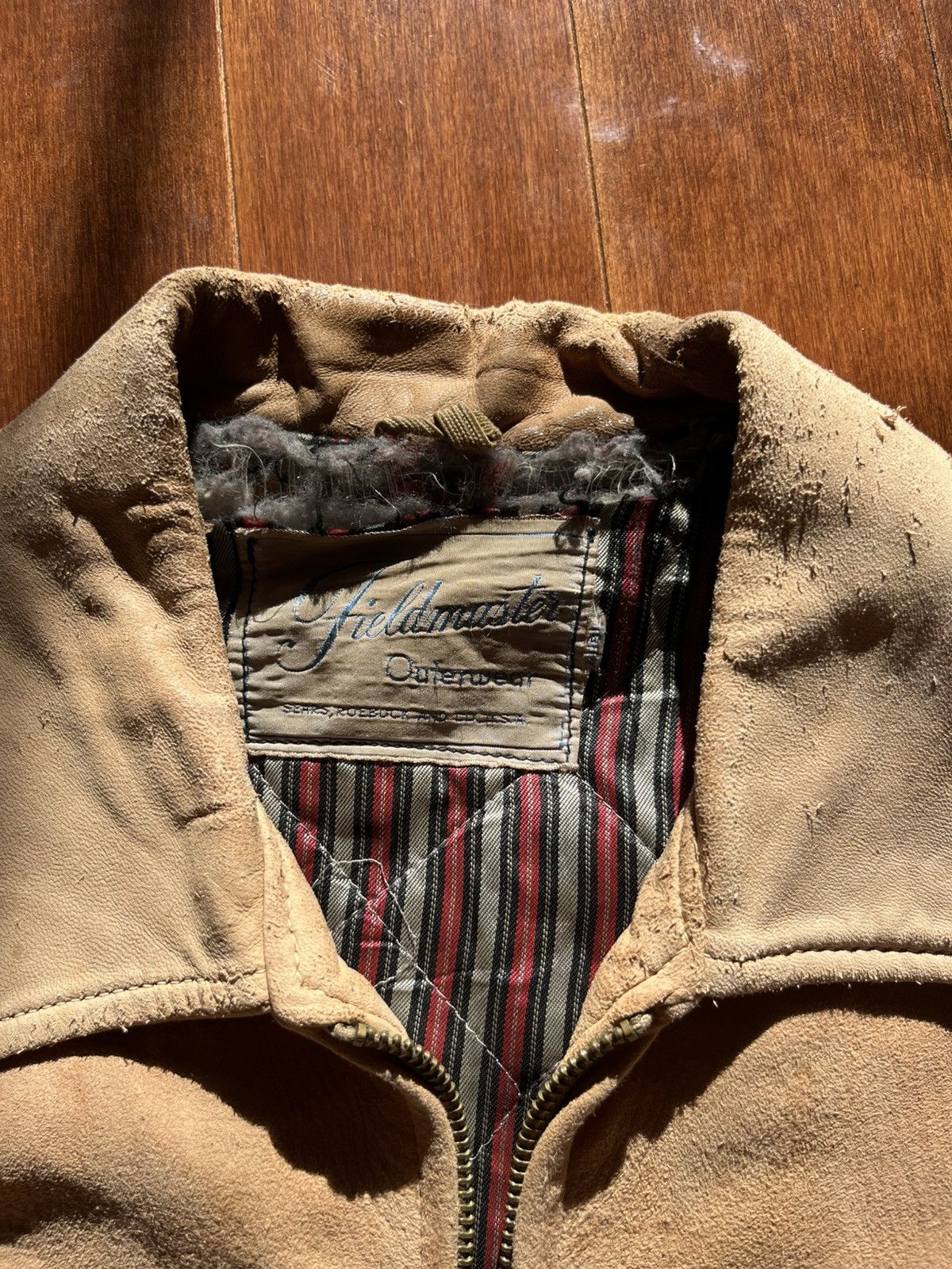 Sears Vintage 1950’s Sears Fieldmaster Suede Jacket Size US M / EU 48-50 / 2 - 2 Thumbnail