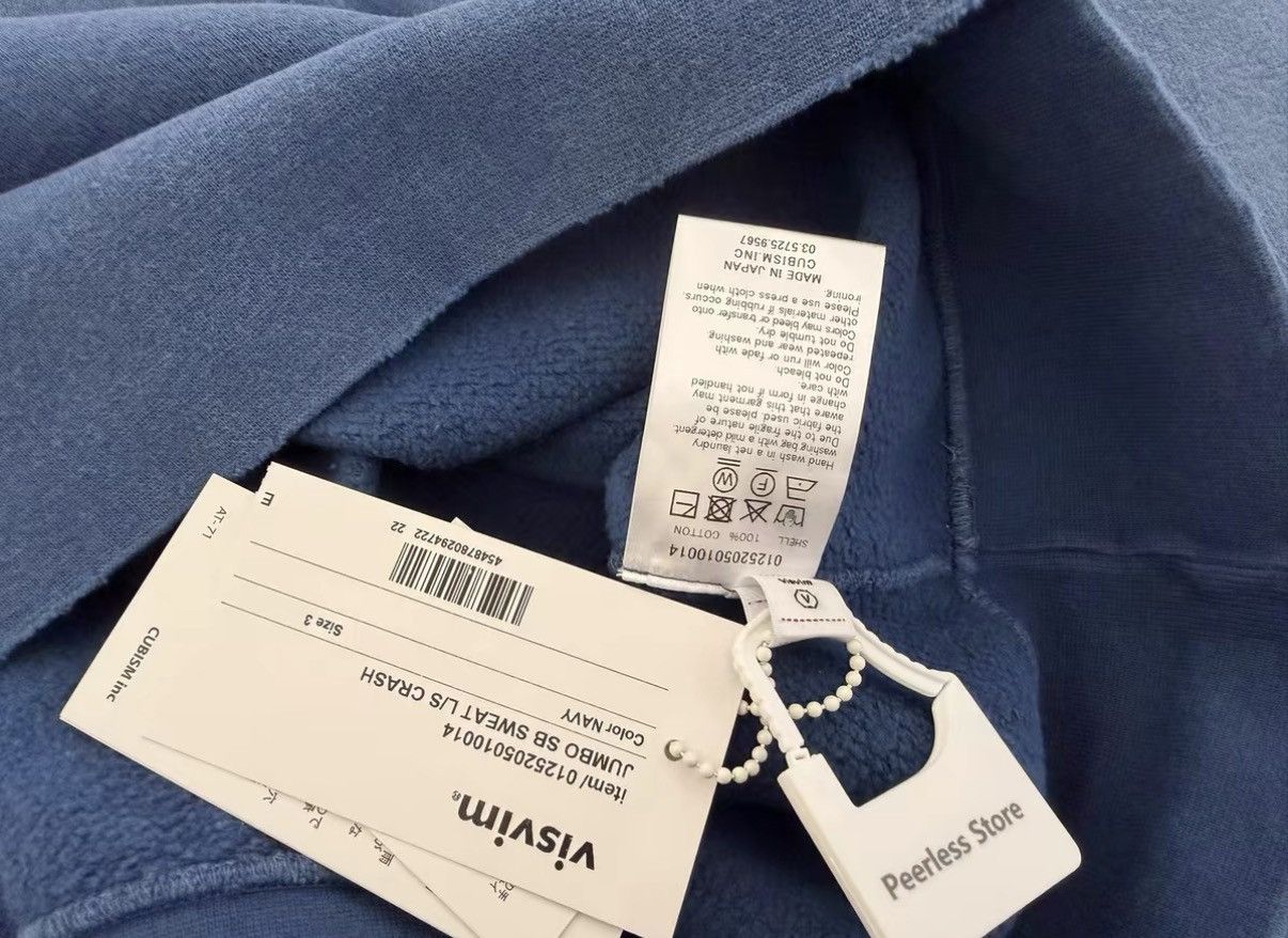 Visvim VISVIM 25AW JUMBO SB SWEAT L/S CRASH sweatshirt Size US L / EU 52-54 / 3 - 4 Thumbnail