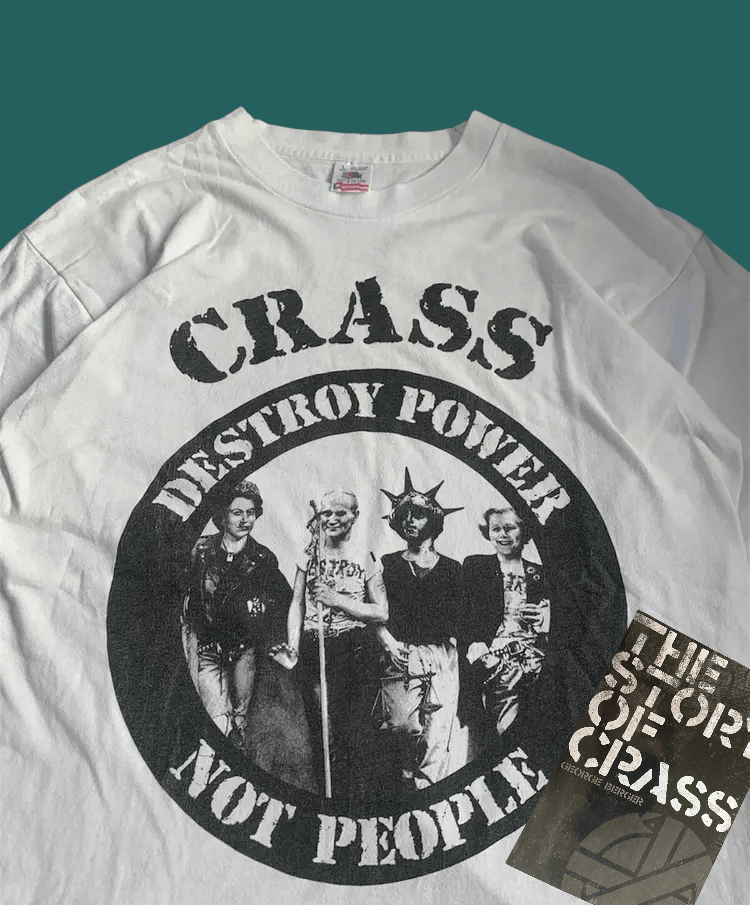 Band Tees Vintage Crass Punk Band Tee Size US L / EU 52-54 / 3 - 1 Thumbnail