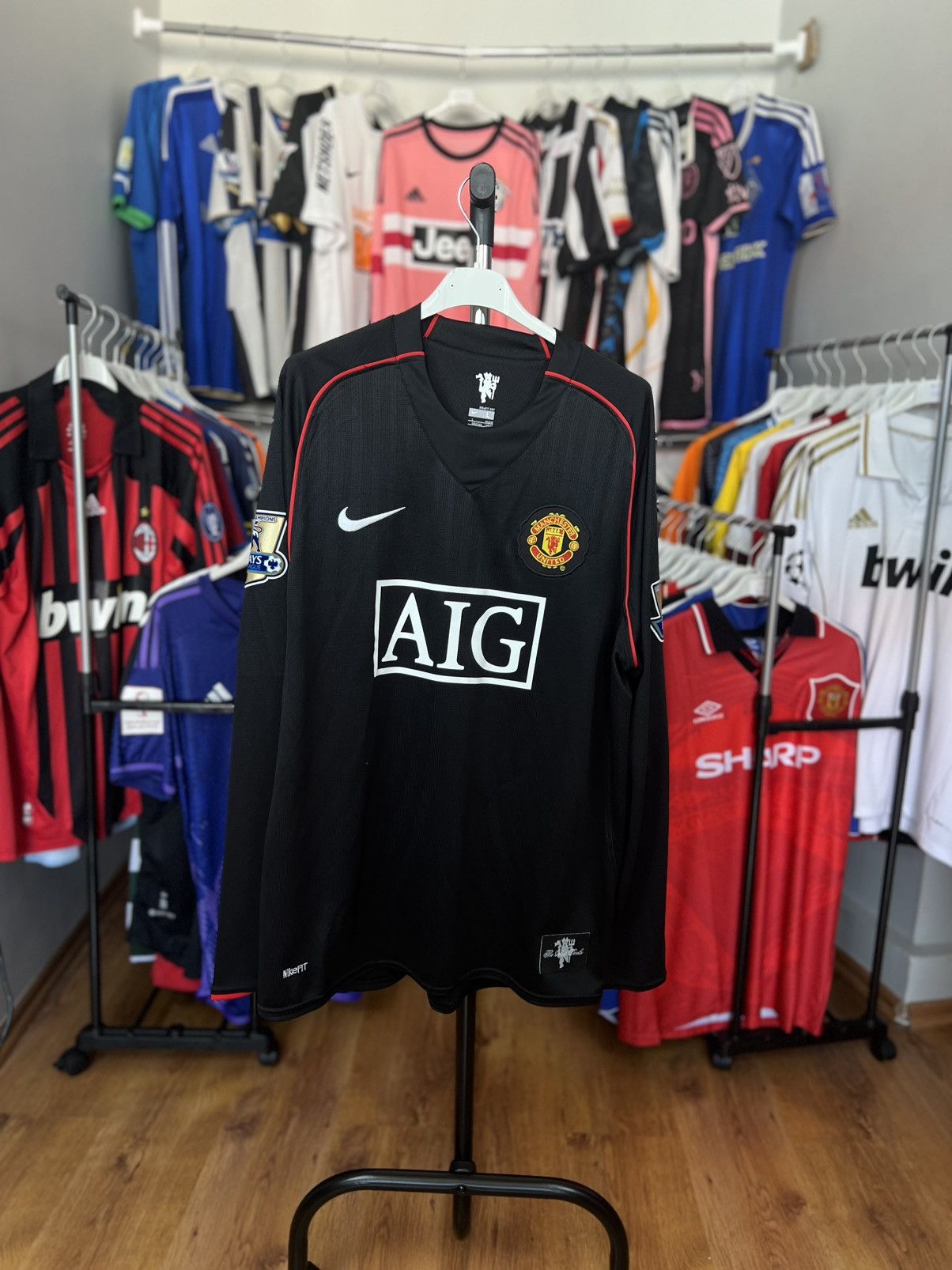 Nike Soccer Jersey Nike Manchester United 2007/08 Giggs #11 Size US L / EU 52-54 / 3 - 2 Thumbnail