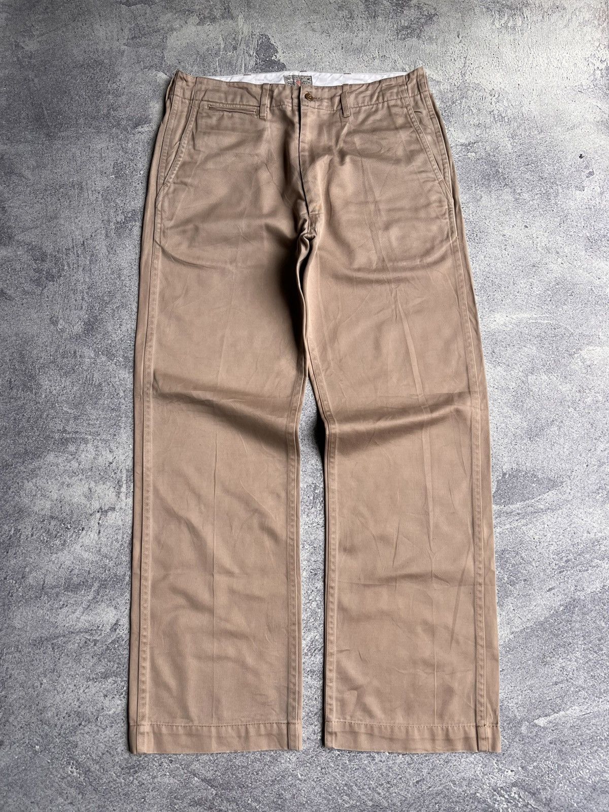 Buzz Rickson's Vtg Buzz Ricksons Zipper Talon Long Pants Size US 30 / EU 46 - 1 Thumbnail