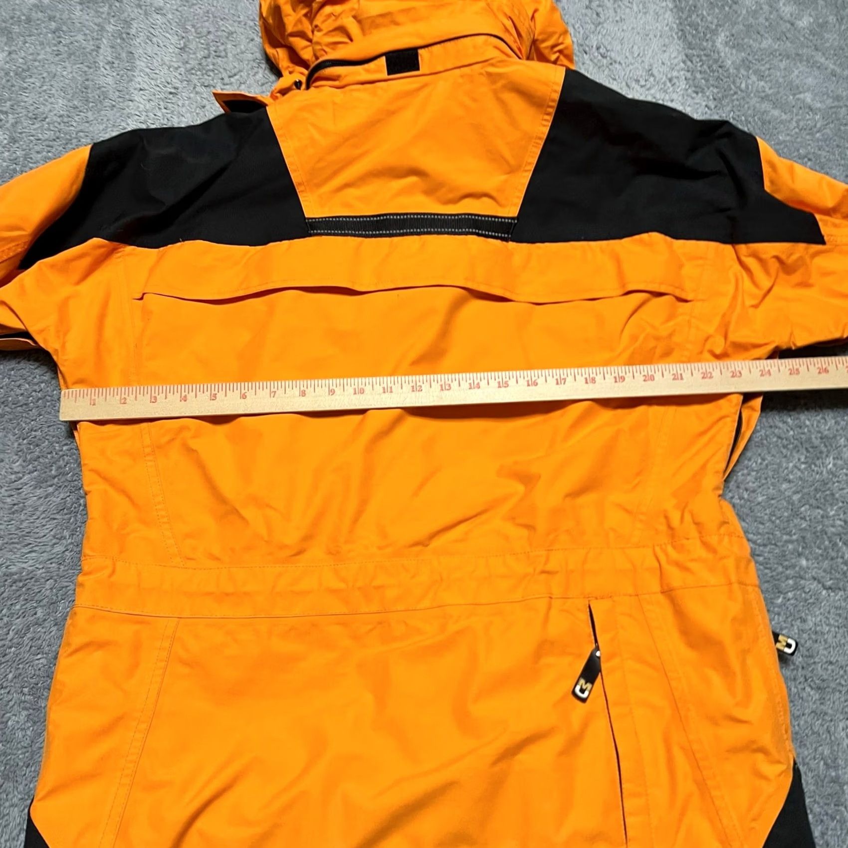 Vintage Mountain Uniforms Coat Parka Hooded Nylon Mens Small Orange Ski Snowboarding Coat Size US S / EU 44-46 / 1 - 8 Thumbnail