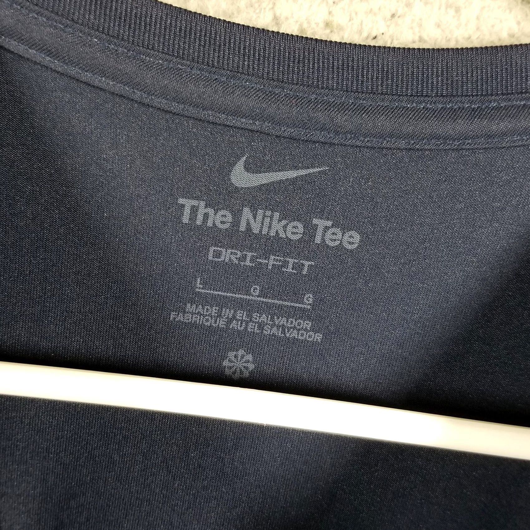 Nike Nike Women's Longsleeve Shirt Large Blue Training Tee Size L / US 10 / IT 46 - 3 Thumbnail