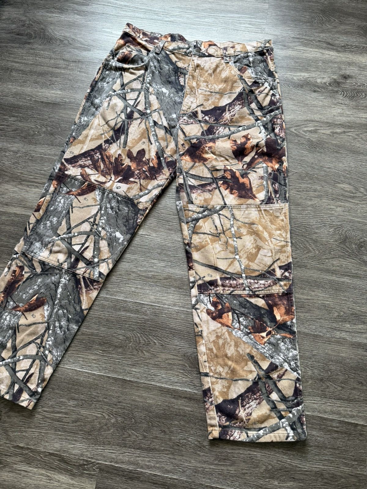 Realtree Vintage Wrangler Realtree Camo Double Knee Pants Workwear Size US 38 / EU 54 - 2 Thumbnail