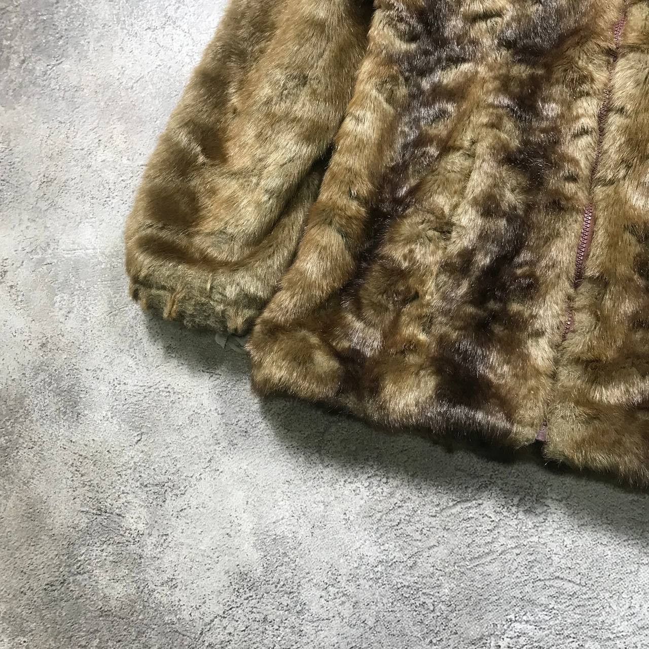 Vintage Vintage Y2K Faux Fur Hooded Jacket Japan Glamour Indie M Size M / US 6-8 / IT 42-44 - 4 Thumbnail