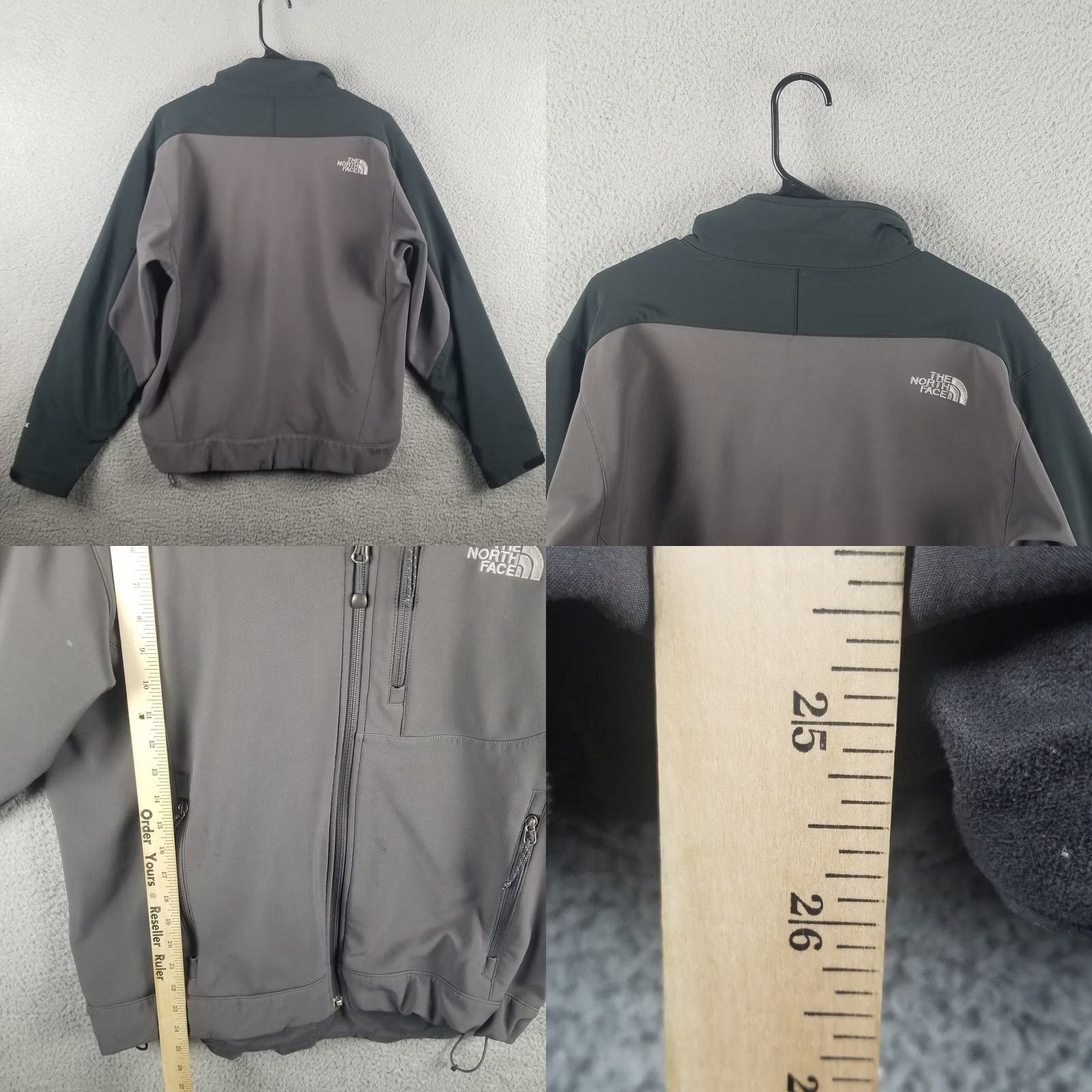The North Face The North Face Jacket Men Medium APEX Bionic Softshell Black Gray Colorblock Zip Size US M / EU 48-50 / 2 - 8 Thumbnail
