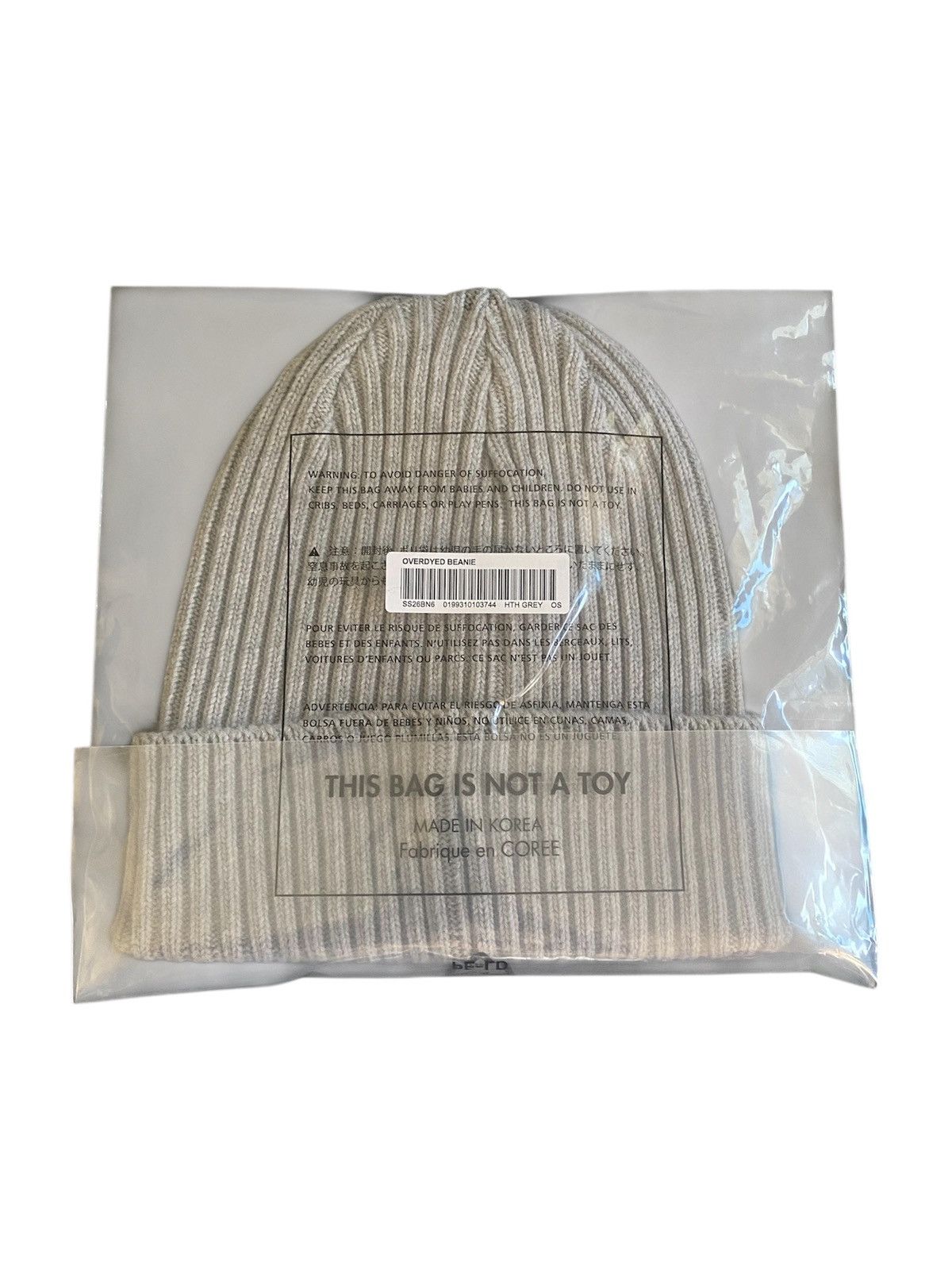 Supreme Supreme over-dyed heather grey beanie SS26 Size ONE SIZE - 2 Thumbnail