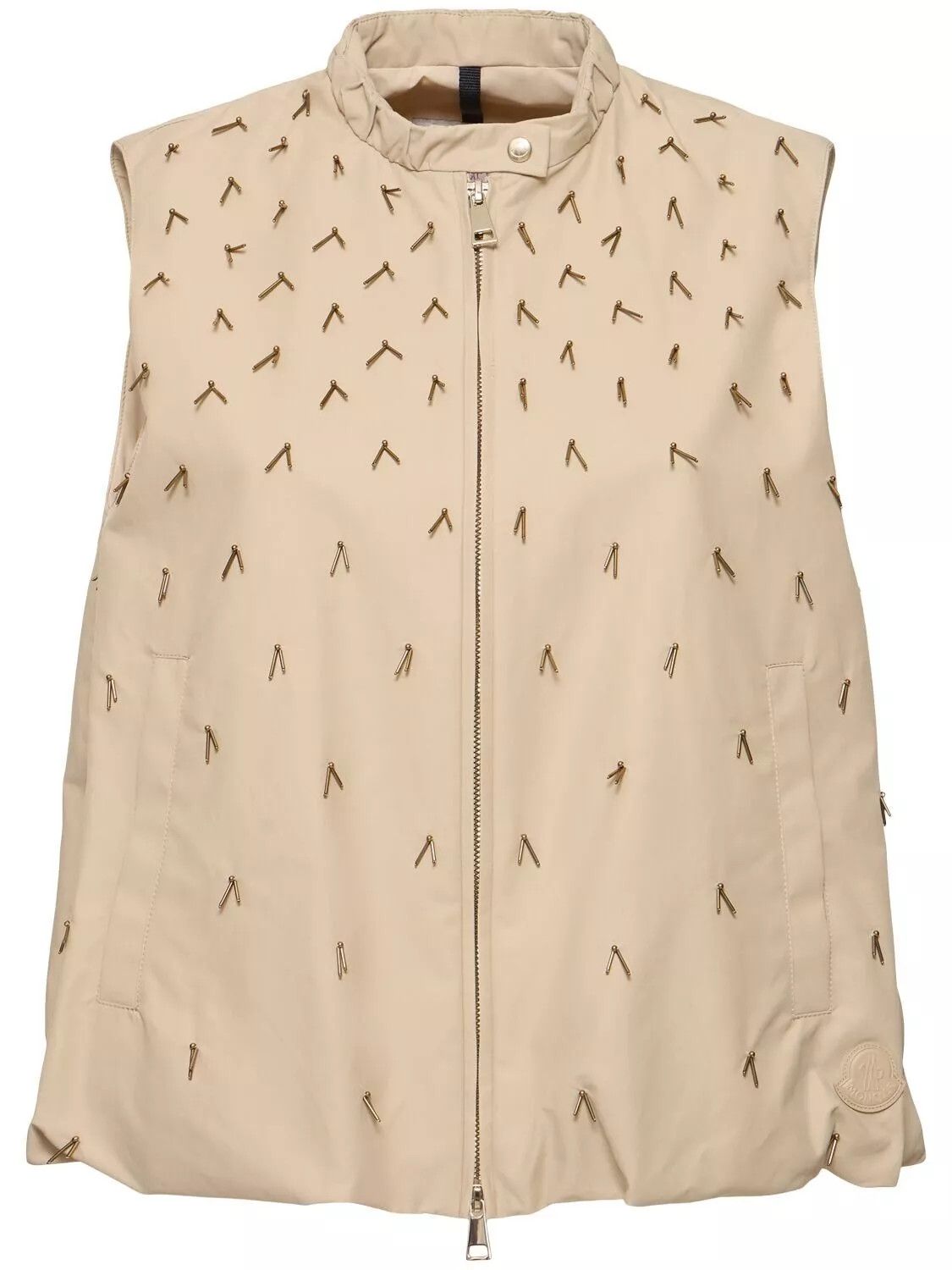 MONCLER Gruilly $1550 Women's Beige Vest New