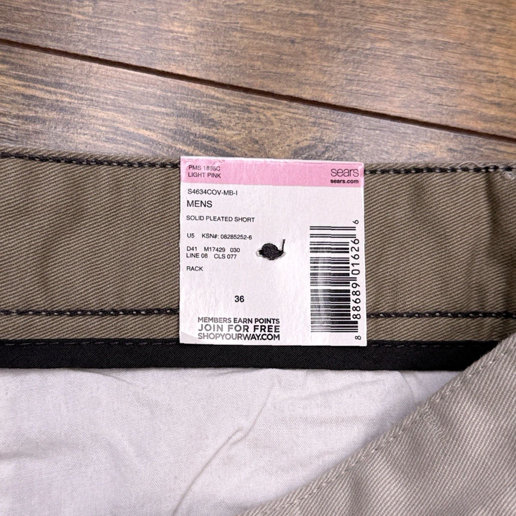 Vintage Covington Covington Pleated Front Shorts Mens 36 Beige High Rise New Long Size US 36 / EU 52 - 6 Thumbnail