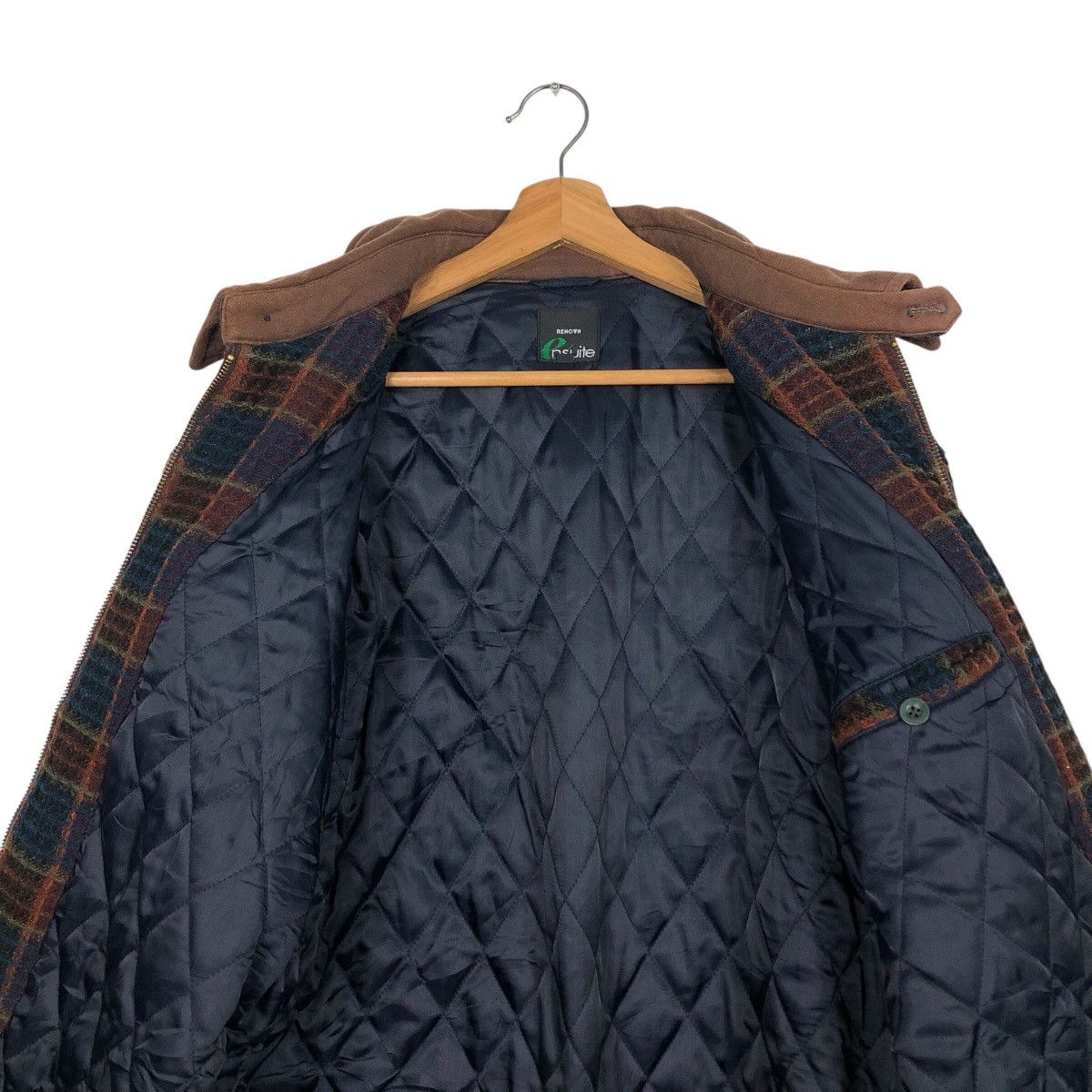 Japanese Brand 📌Vintage Wool Work Jacket Renown Tartan Design Issey Miyake Size US M / EU 48-50 / 2 - 15 Thumbnail