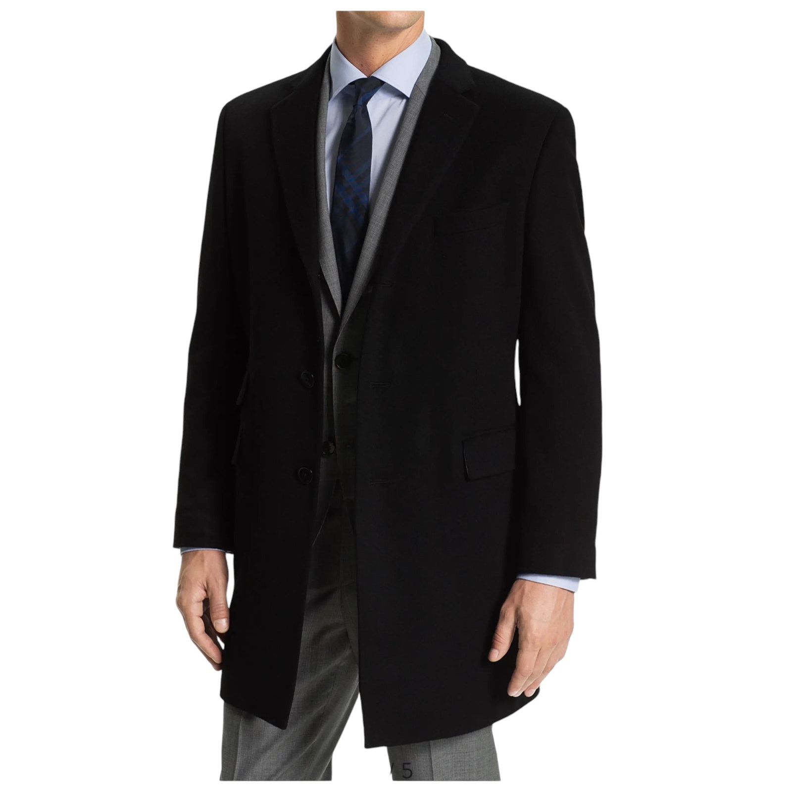 John Varvatos John Varvatos Star USA Cashmere Topcoat Black 44R Size US S / EU 44-46 / 1 - 2 Thumbnail