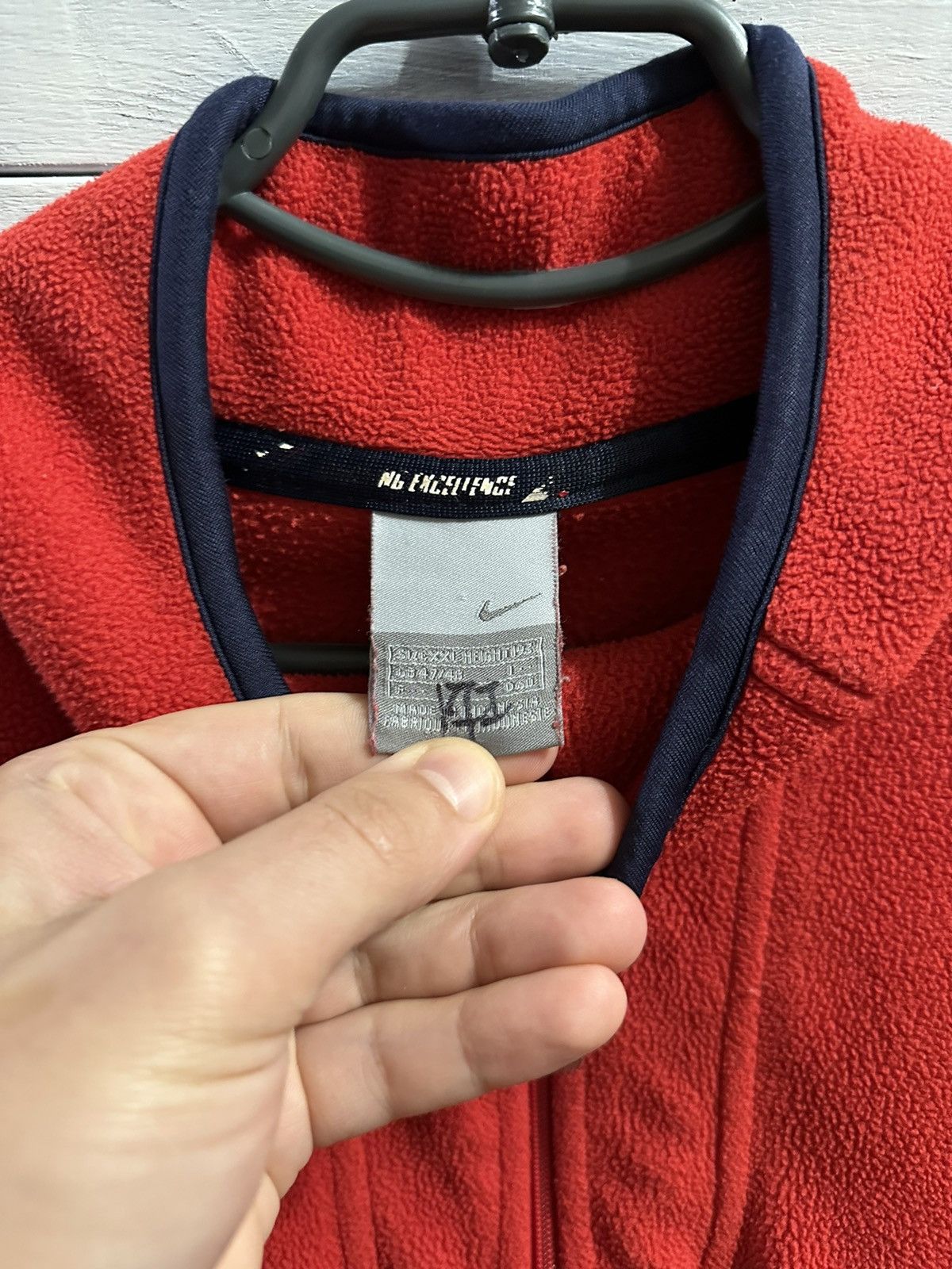 Nike Rare Vintage 1/3 Zip Sweatshirt Nike Fleece Small Swoosh Size US XXL / EU 58 / 5 - 7 Thumbnail