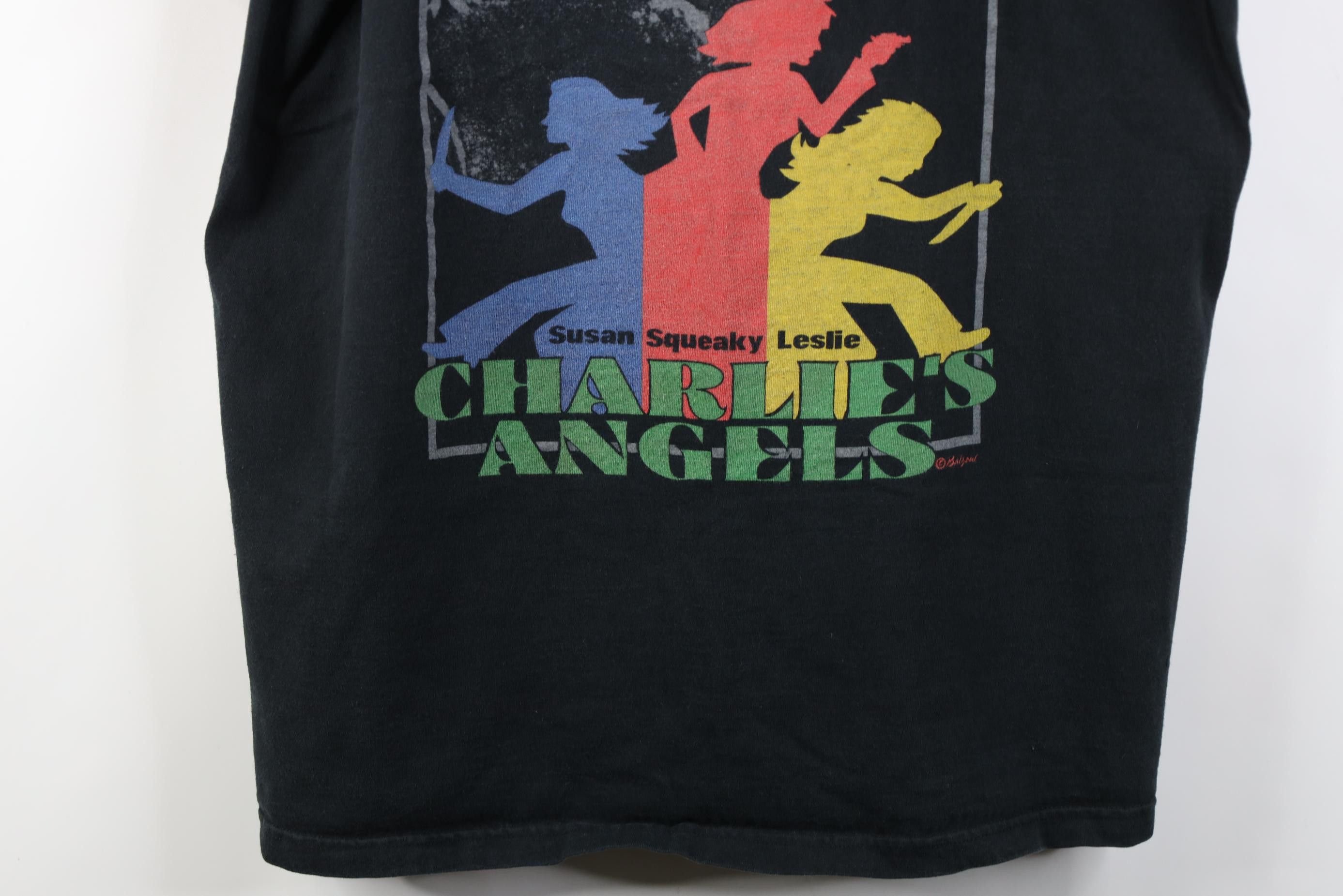 Vintage Vintage 90s Charles Charlie's Angels Short Sleeve T-Shirt Size US XL / EU 56 / 4 - 3 Thumbnail