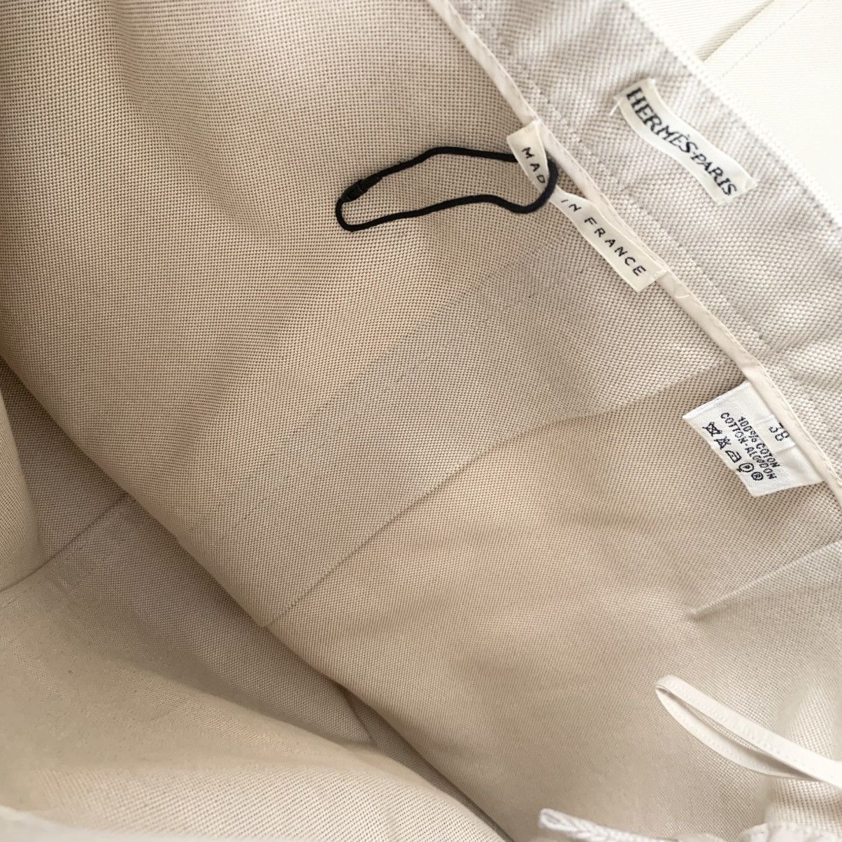 Hermes Hermes cotton weave skirt double side zipper Size 26" / US 2 / IT 38 - 17 Thumbnail