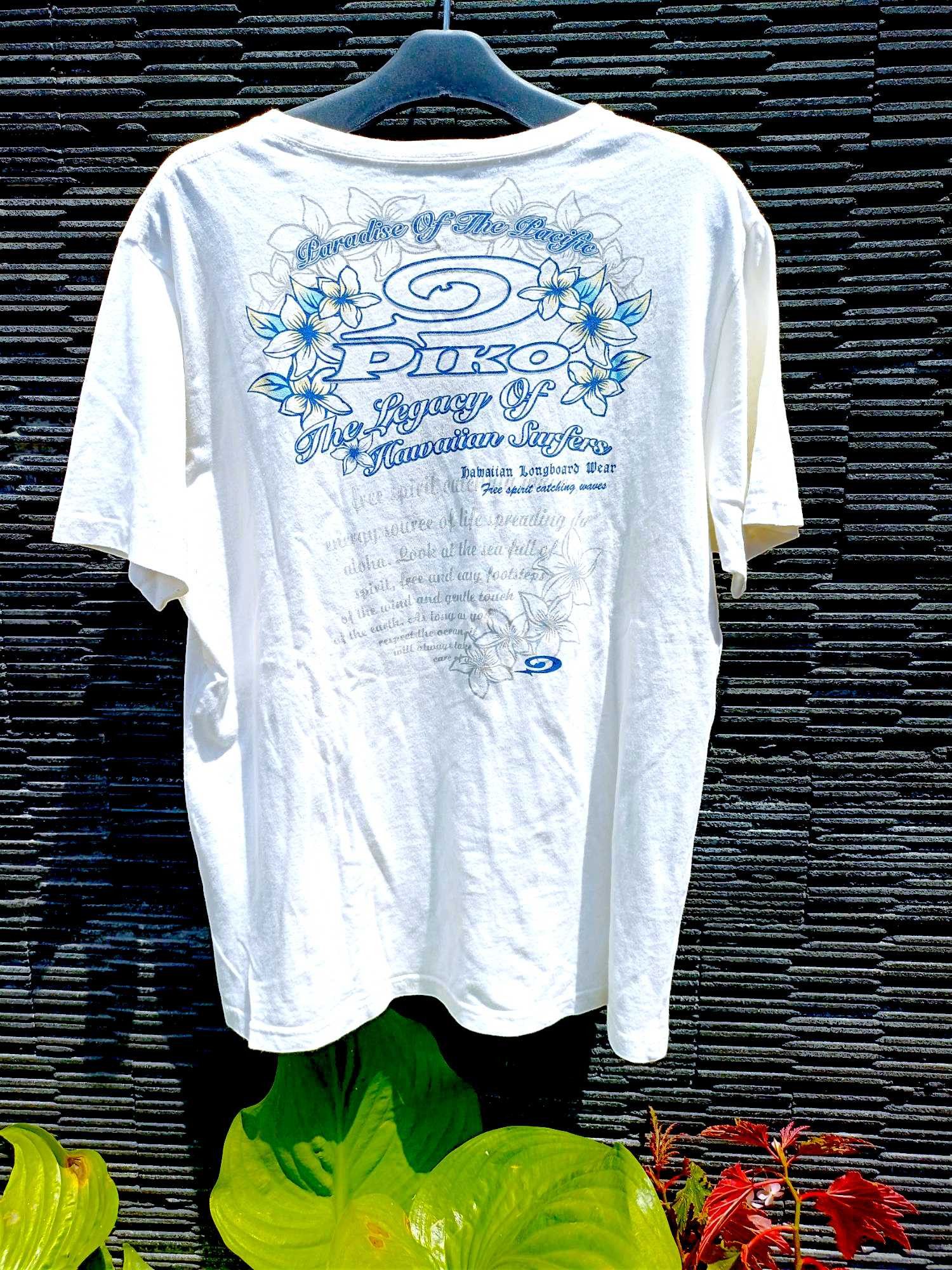 90’s PIKO RARE HAWAIIAN LONGBOARD WEAR SURF Y2K TEE