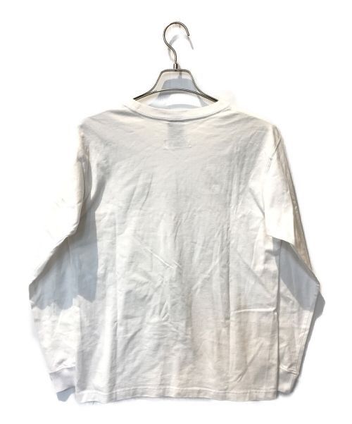 Yohji Yamamoto YOHJI YAMAMOTO NEW ERA LS TEE WHT Size US XL / EU 56 / 4 - 2 Thumbnail