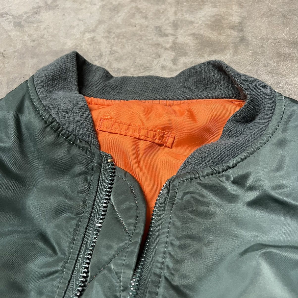 Alpha Industries × Vintage Vintage Alpha Industries 🇺🇸 MA-1 U.S. Military Bomber Jacket Size US XXL / EU 58 / 5 - 3 Thumbnail