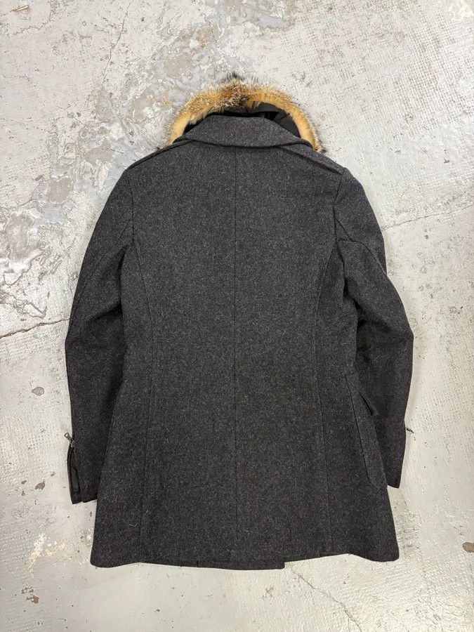Prada AW2006 Prada Pins Fur Collar Black Wool Jacket Size S / US 4 / IT 40 - 6 Thumbnail