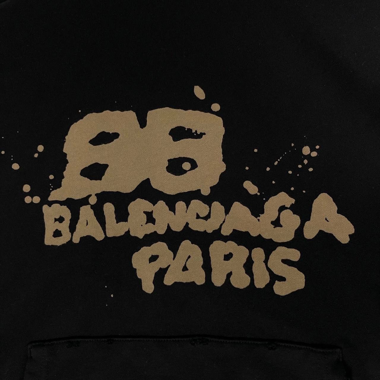 Balenciaga HAND-DRAWN BB ICON HOODIE LARGE FIT IN BLACK Size US XS / EU 42 / 0 - 3 Thumbnail