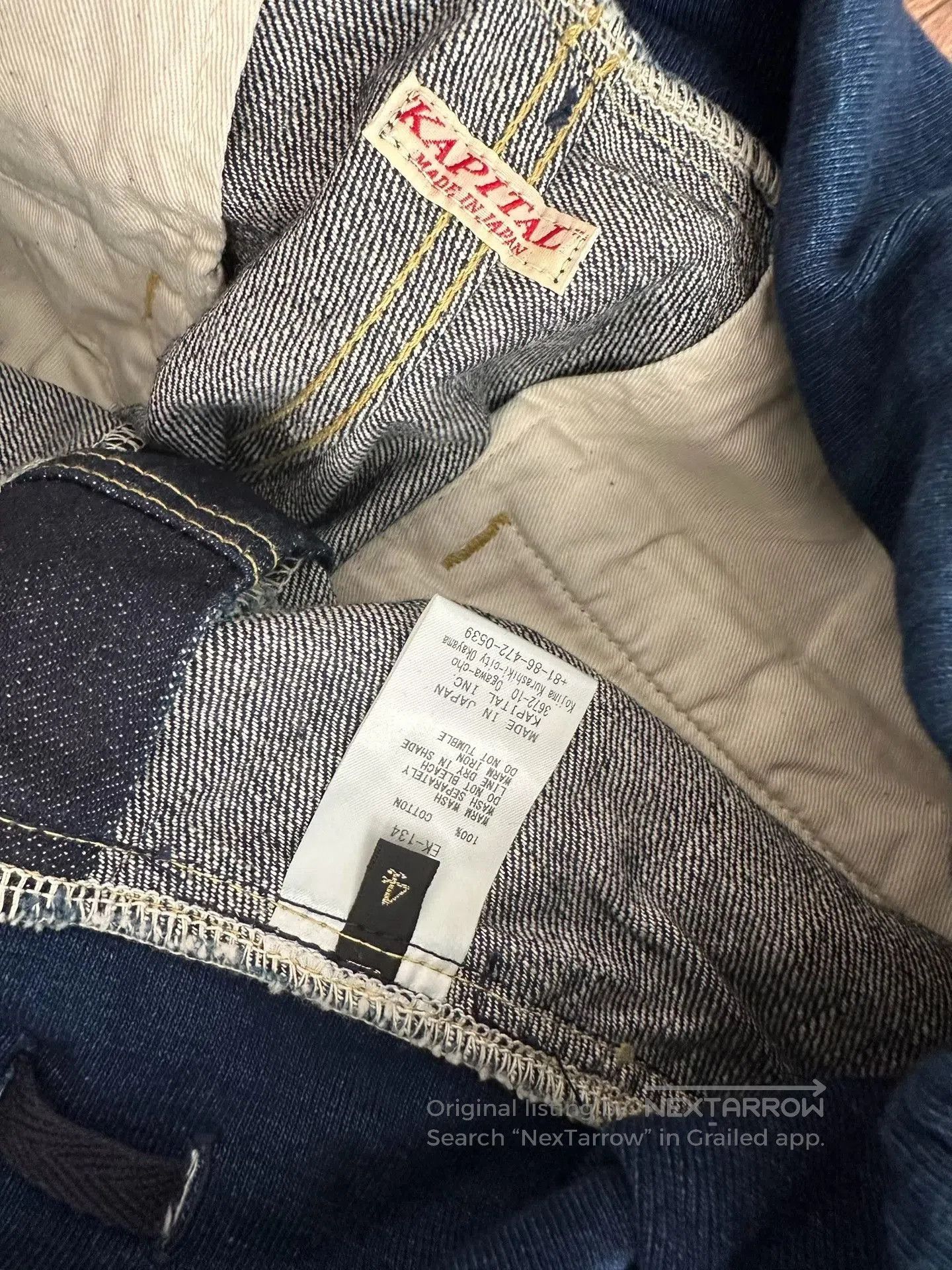 Kapital kapital vintage indigo casual pants. Size US 30 / EU 46 - 3 Thumbnail
