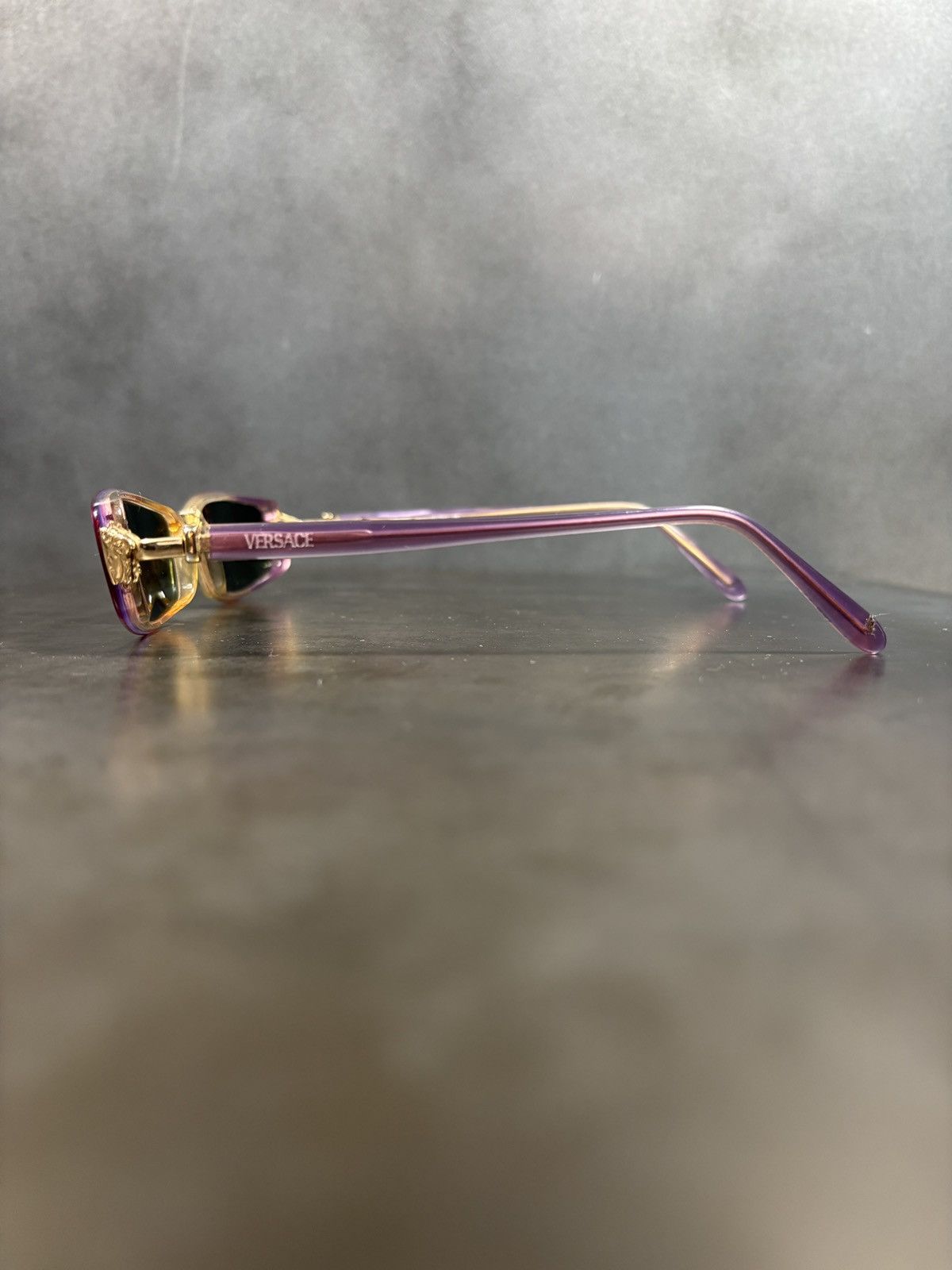 Versace Y2K Vintage Versace Sunglasses Petite Bayonetta 2000s Medusa Size ONE SIZE - 6 Thumbnail