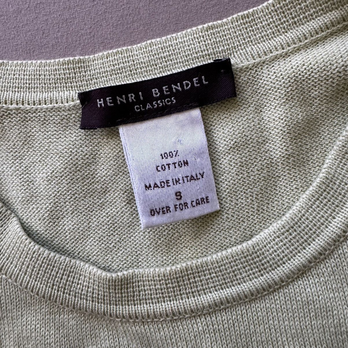 Henri Bendel Vintage Henri Bendel Cotton Knit Tank Top Size S / US 4 / IT 40 - 2 Thumbnail