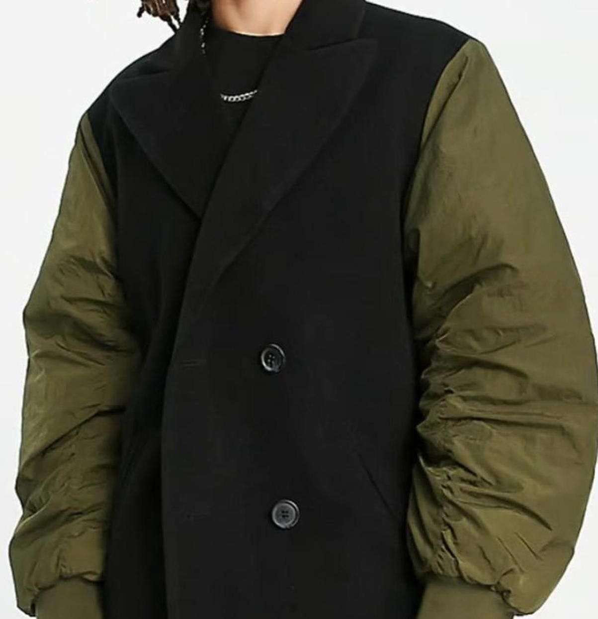 Other Collusion mens hybrid pea coat M oversize Size US M / EU 48-50 / 2 - 3 Thumbnail
